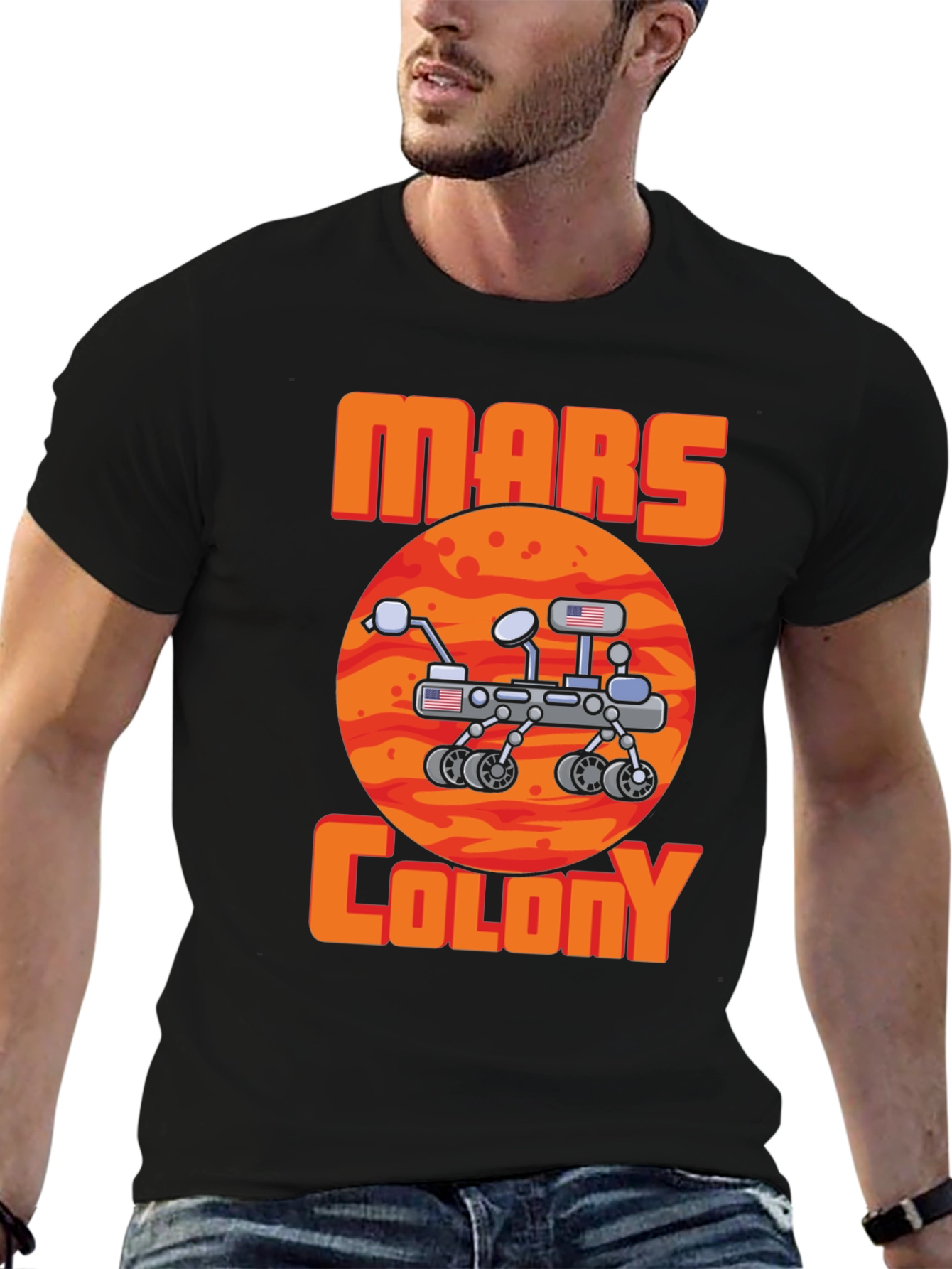 Mars Colony T-Shirt - Space Exploration Tee