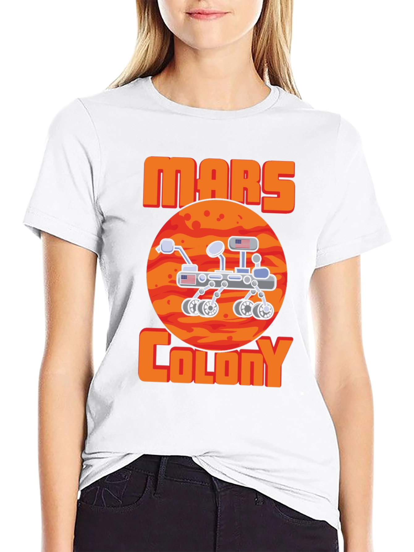 Mars Colony T-Shirt - Space Exploration Tee