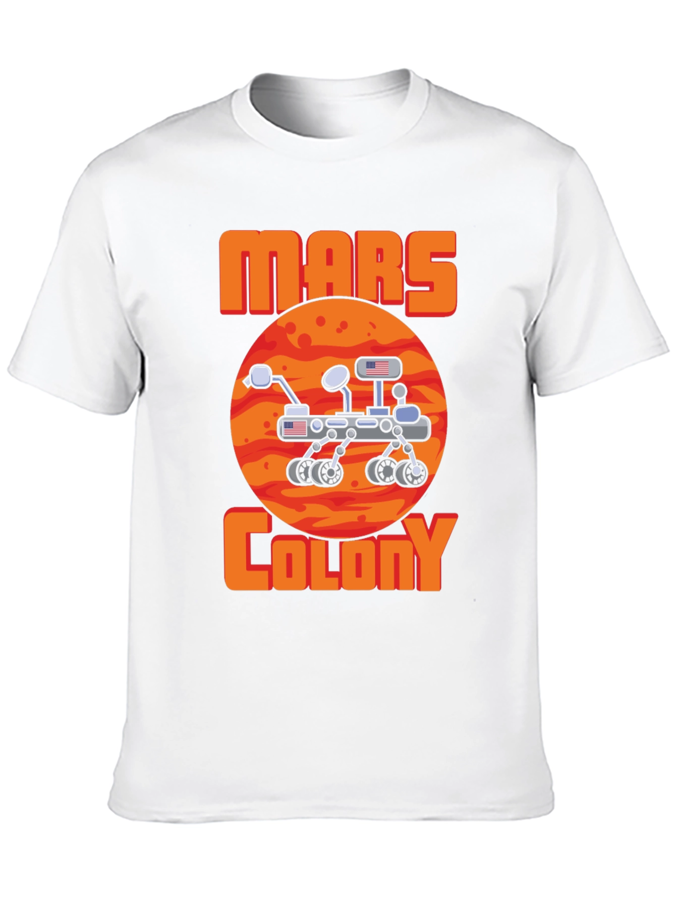 Mars Colony T-Shirt - Space Exploration Tee
