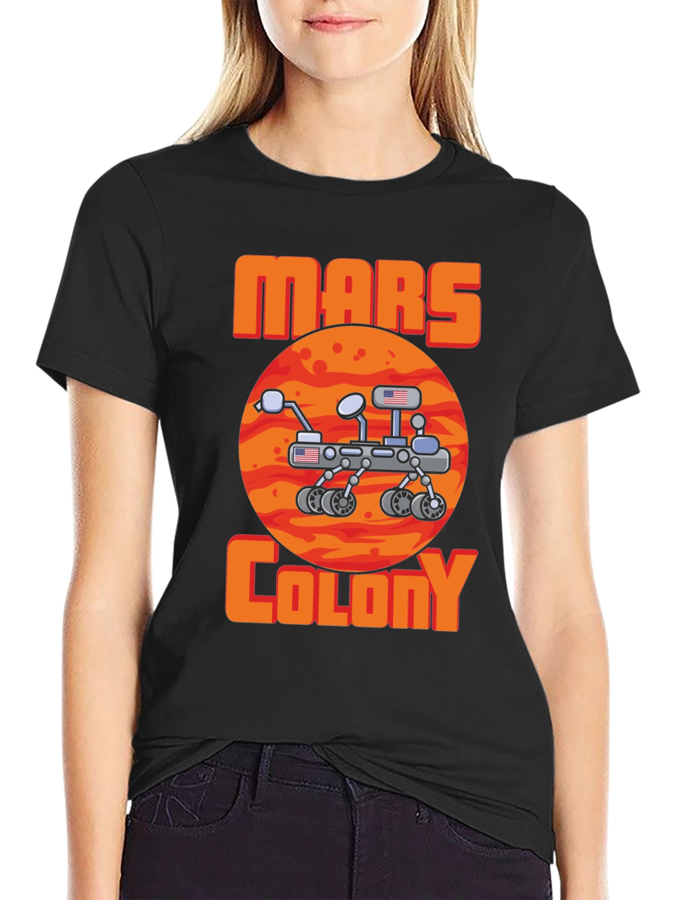 Mars Colony T-Shirt - Space Exploration Tee