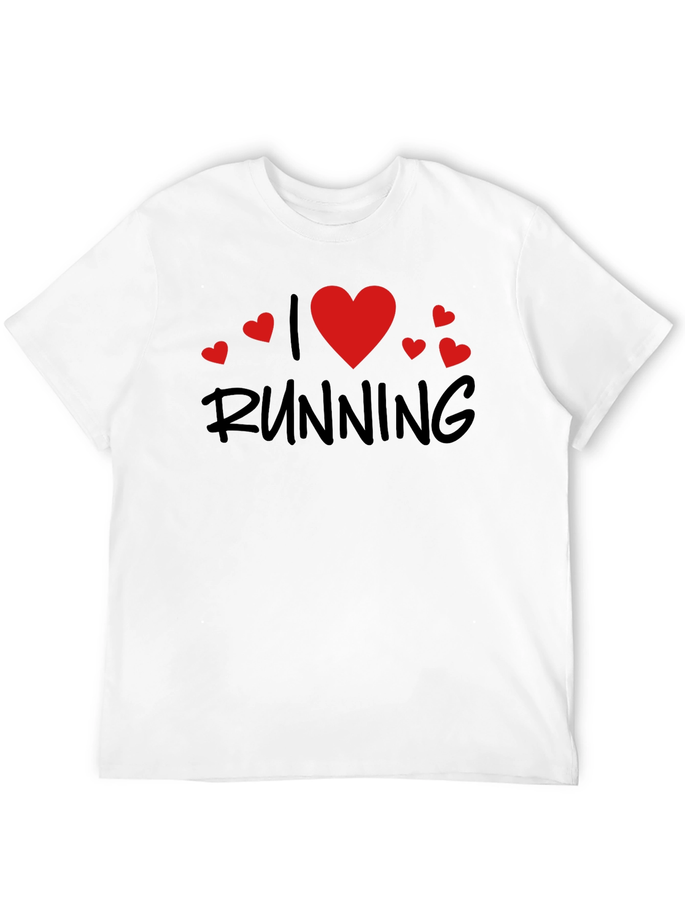 I Heart Running Black T-Shirt