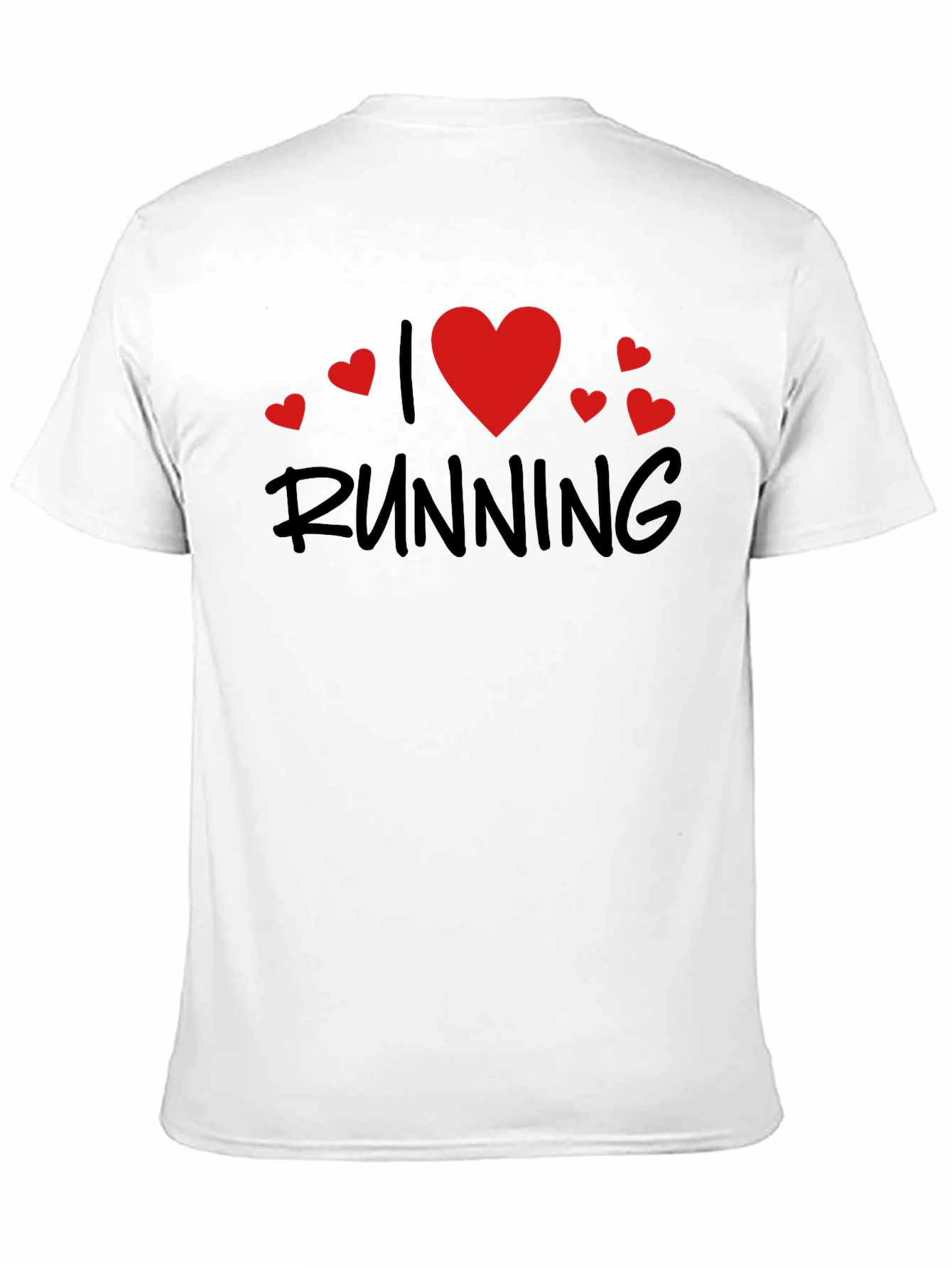 I Heart Running Black T-Shirt