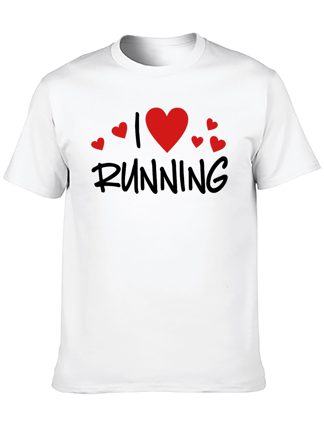 I Heart Running Black T-Shirt