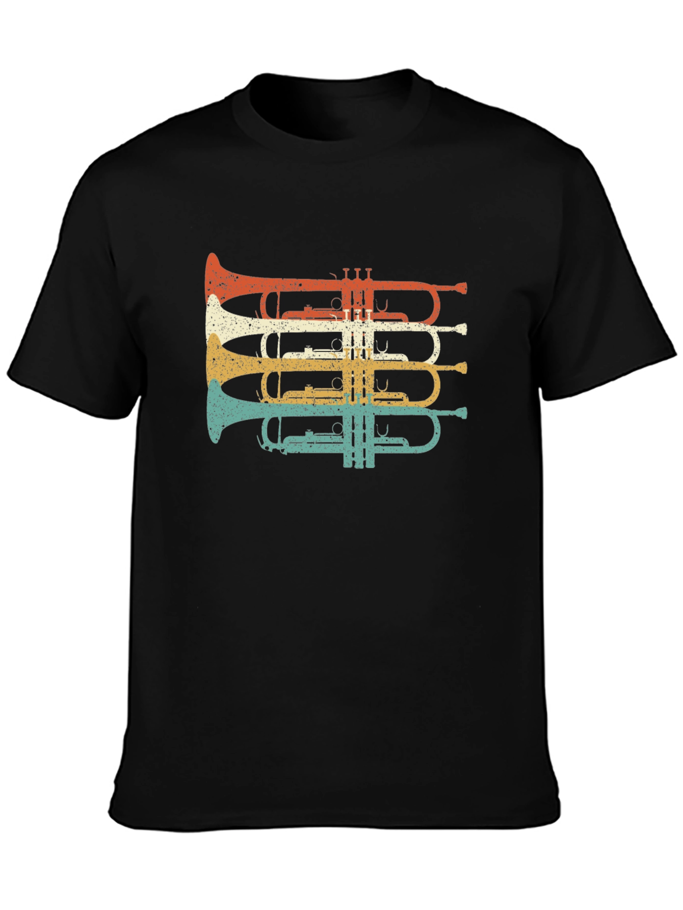 Retro Trumpet T-Shirt - Musical Instrument Tee