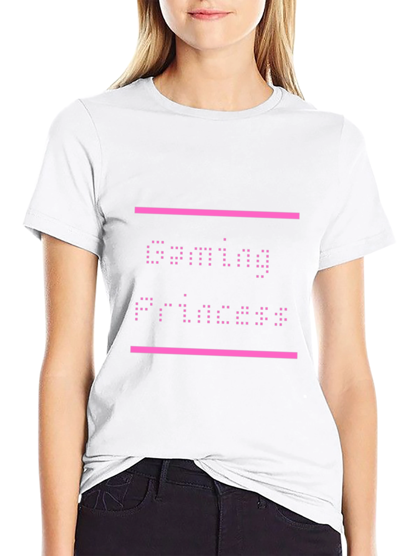 Gaming Princess Black T-Shirt - Gamer Girl Style