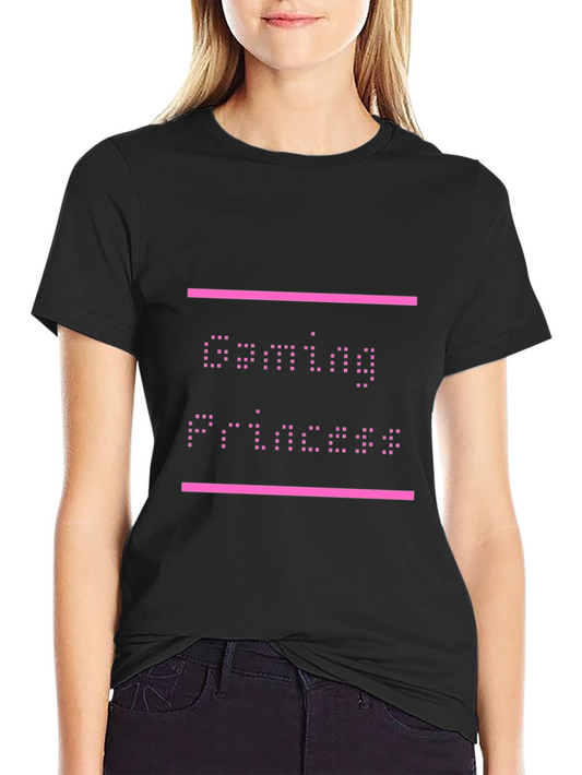 Gaming Princess Black T-Shirt - Gamer Girl Style