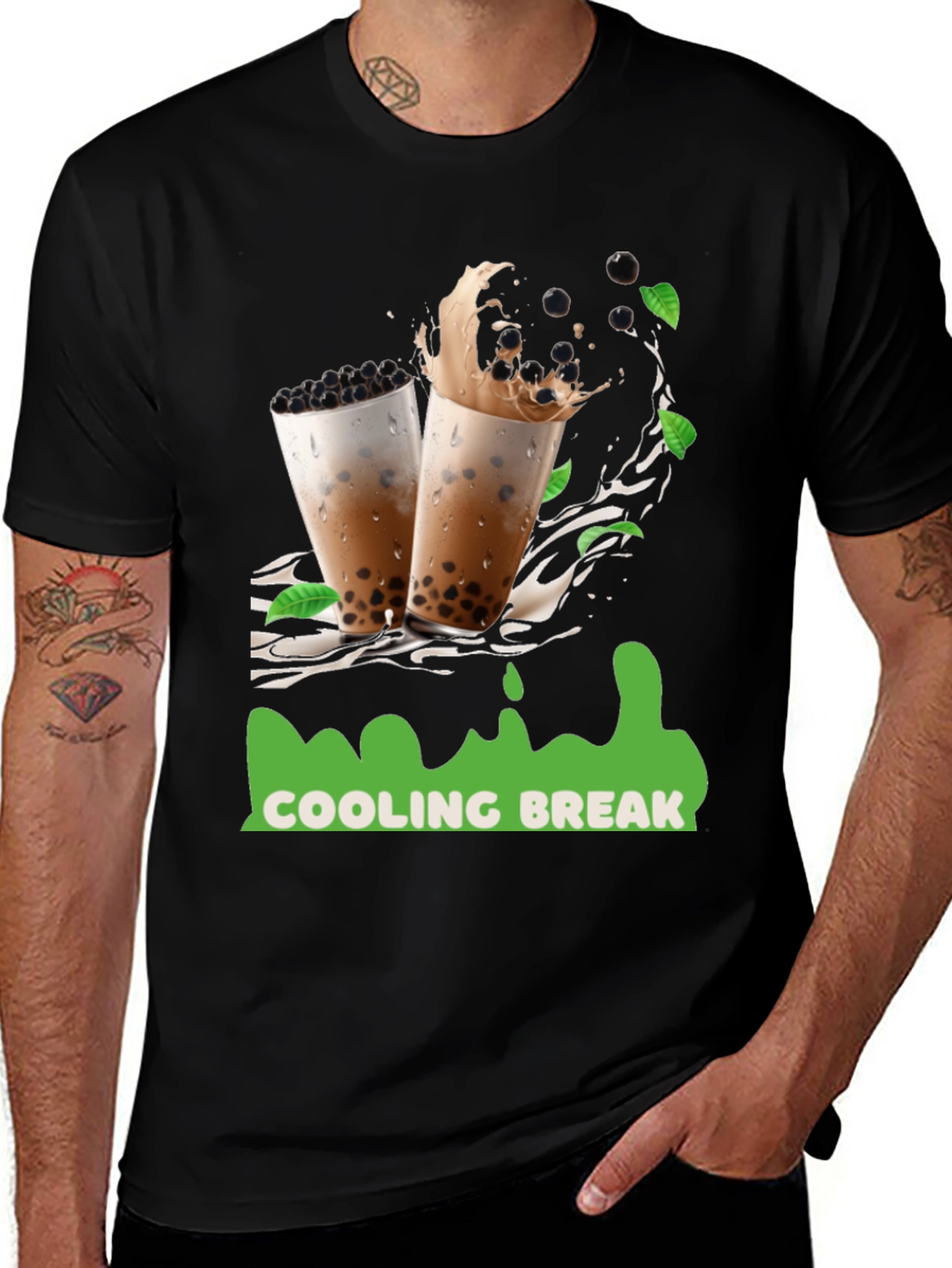 Cooling Break Bubble Tea Graphic Tee