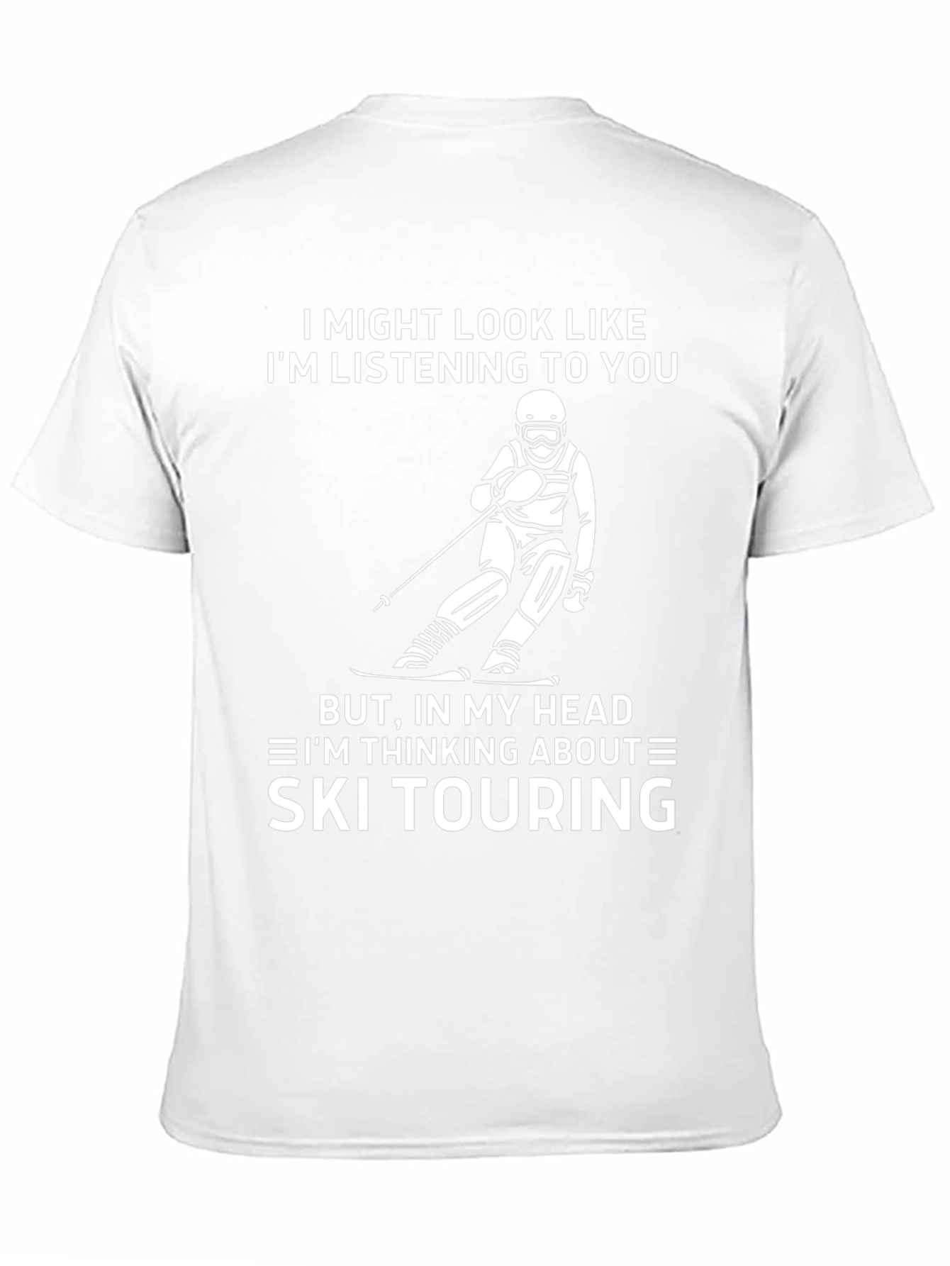 Ski Touring Graphic Tee - Funny Skiing T-Shirt