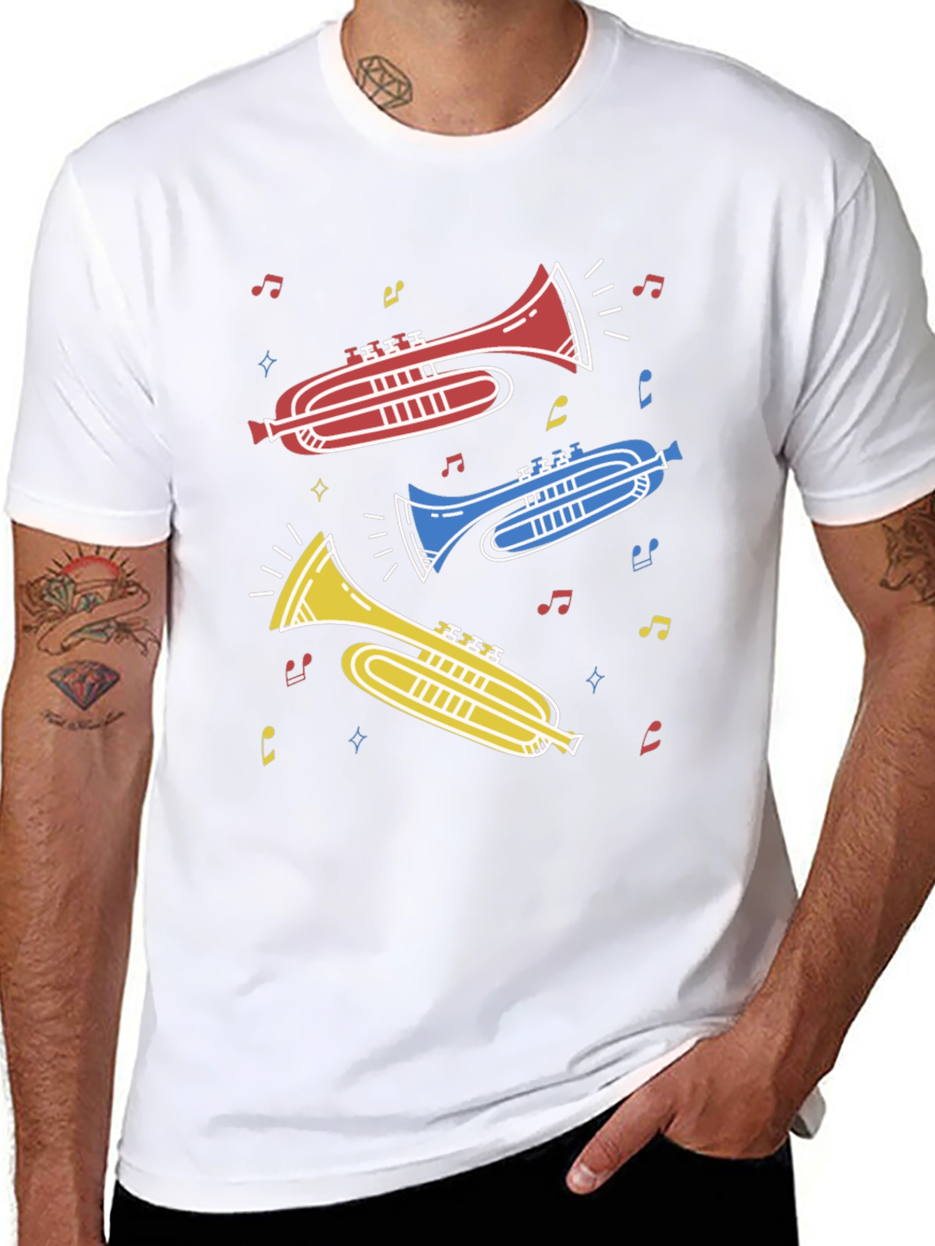 Musical Trumpet Graphic Tee