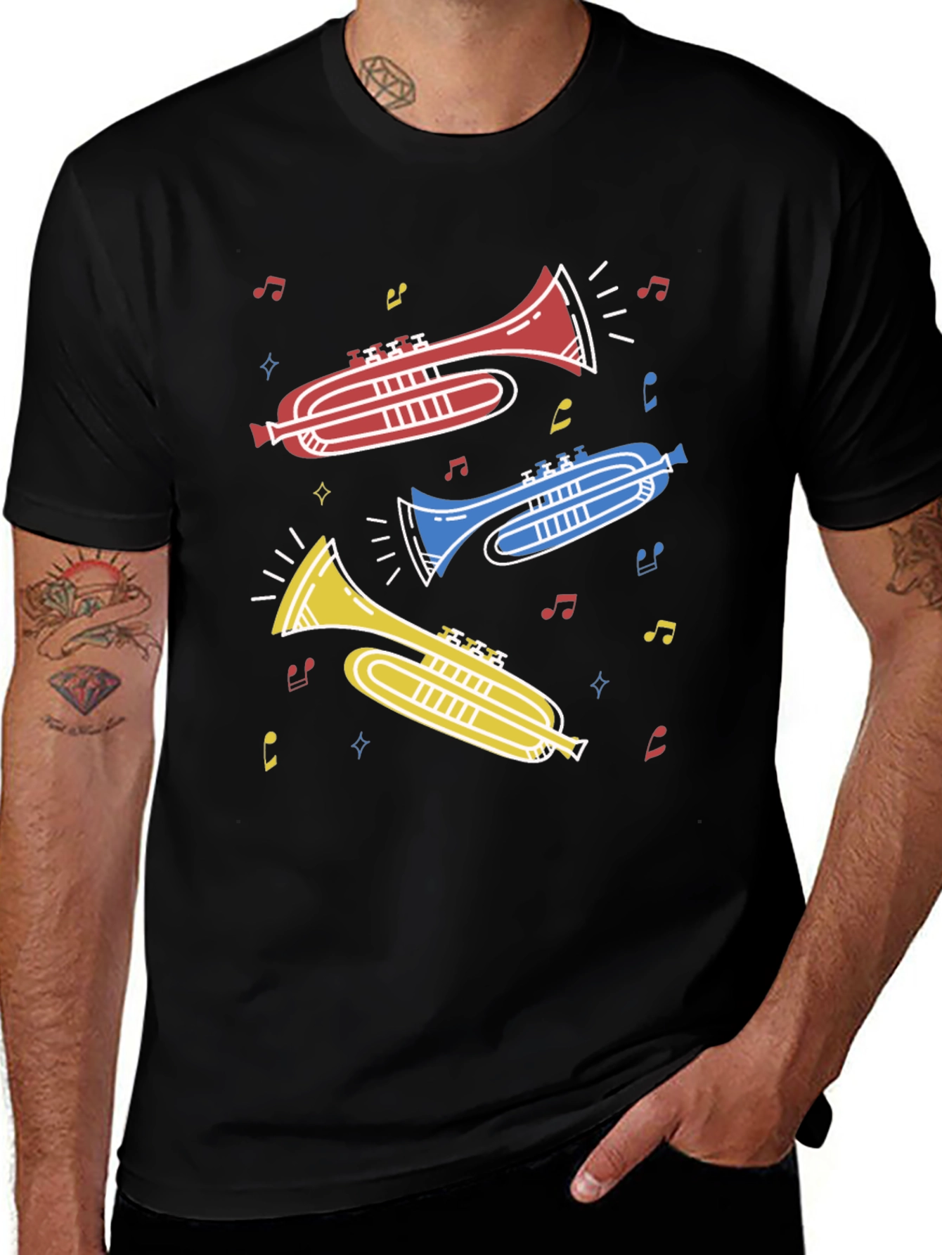 Musical Trumpet Graphic Tee