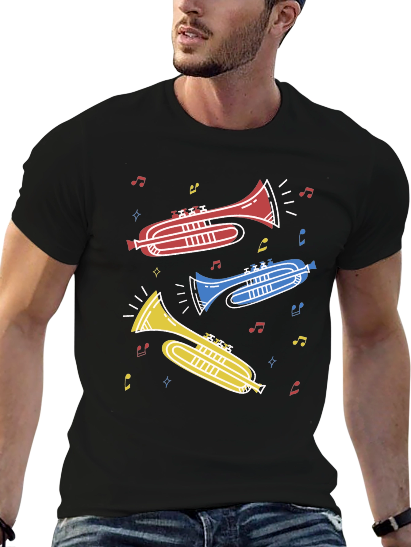 Musical Trumpet Graphic Tee
