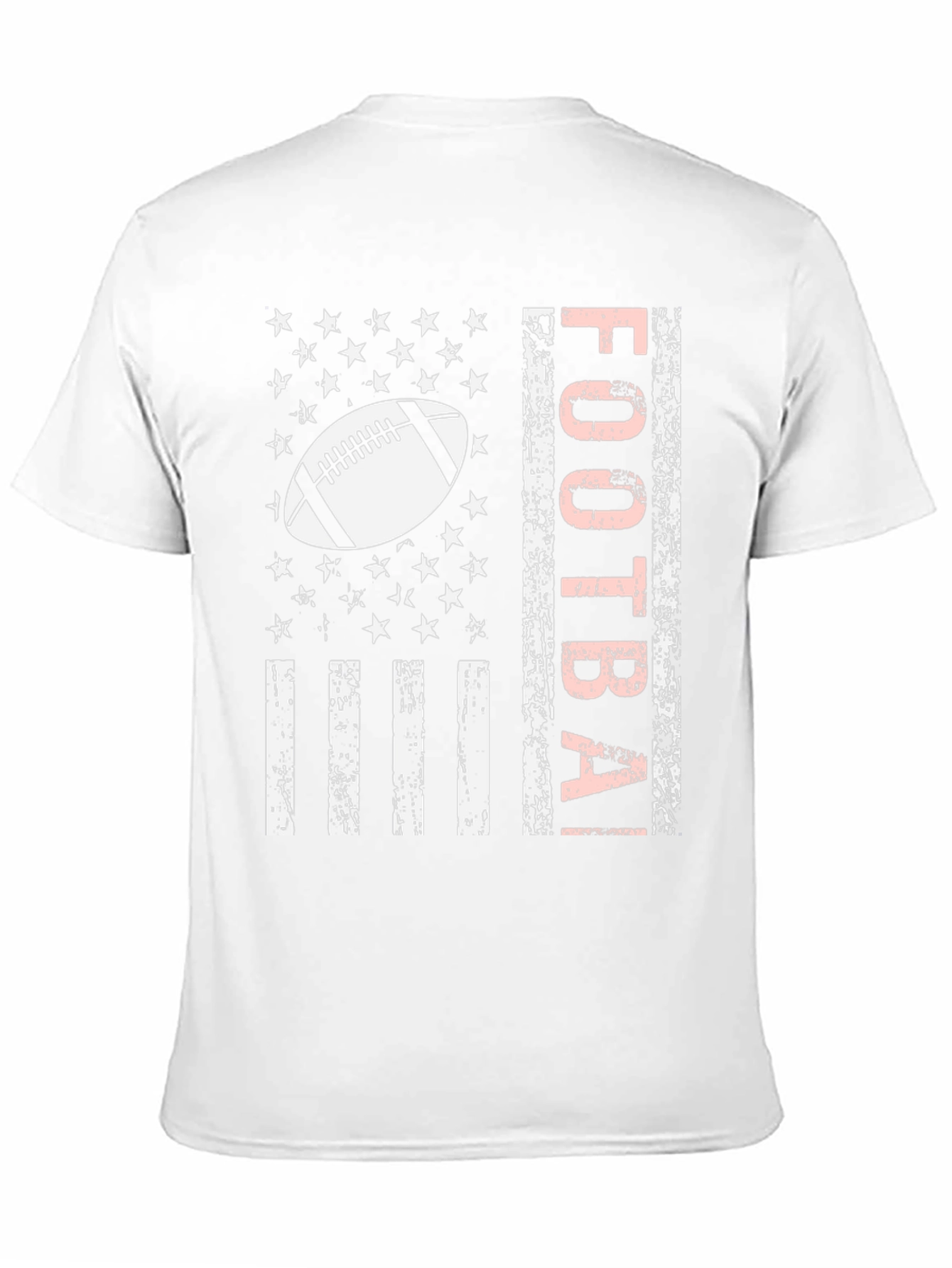Football USA Flag Graphic Tee