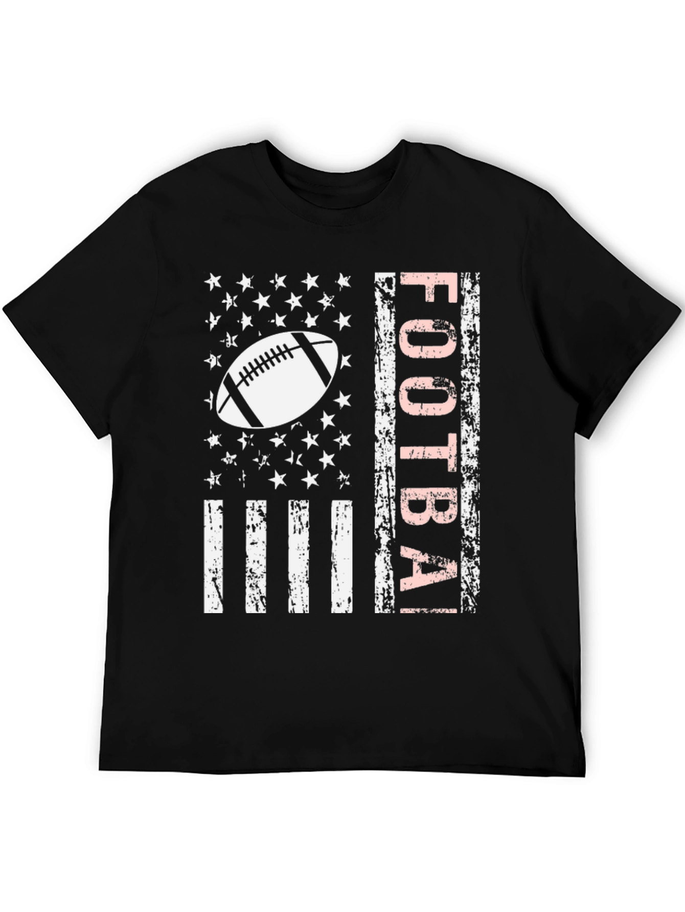 Football USA Flag Graphic Tee