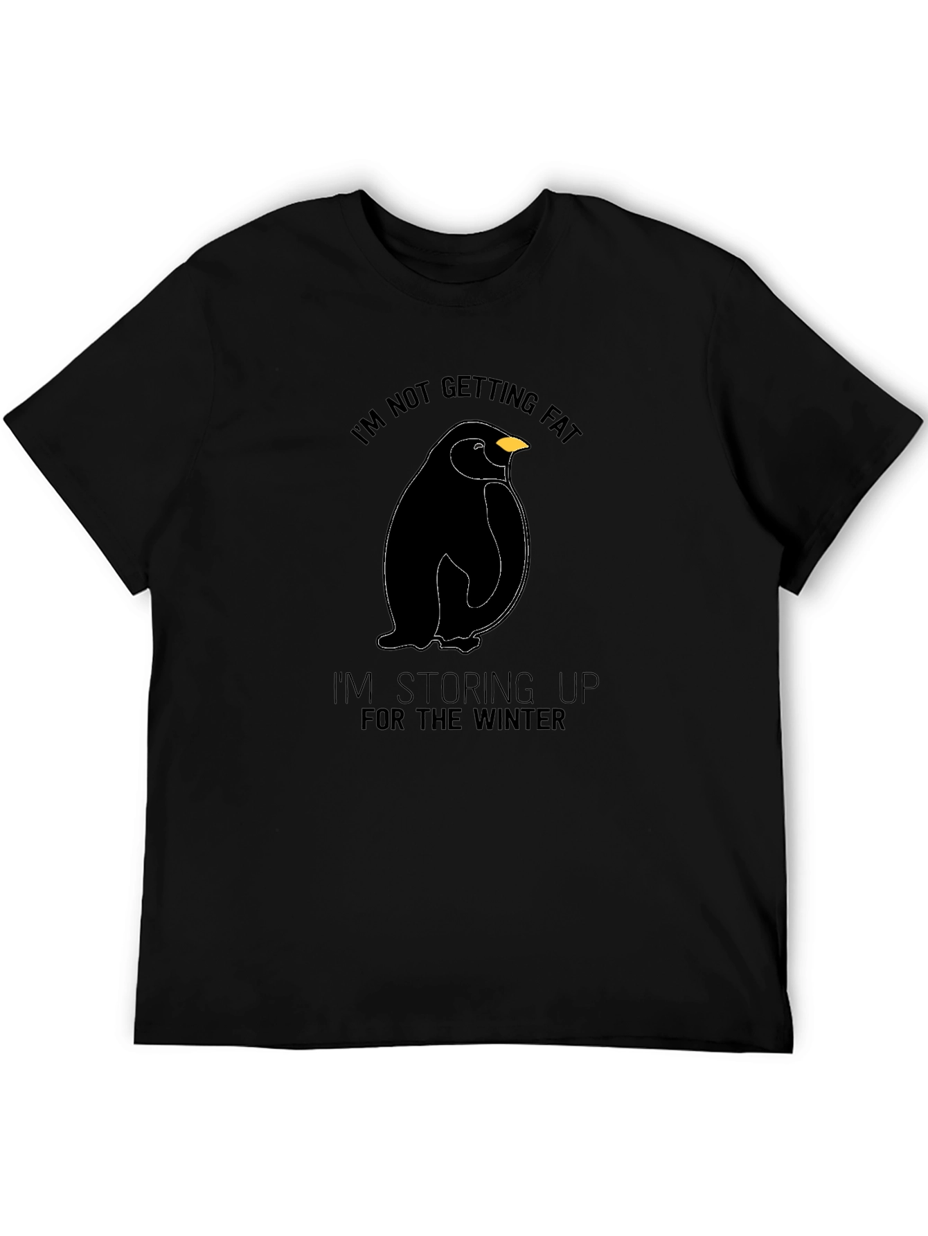 Penguin Winter Prep T-Shirt - Funny Graphic Tee