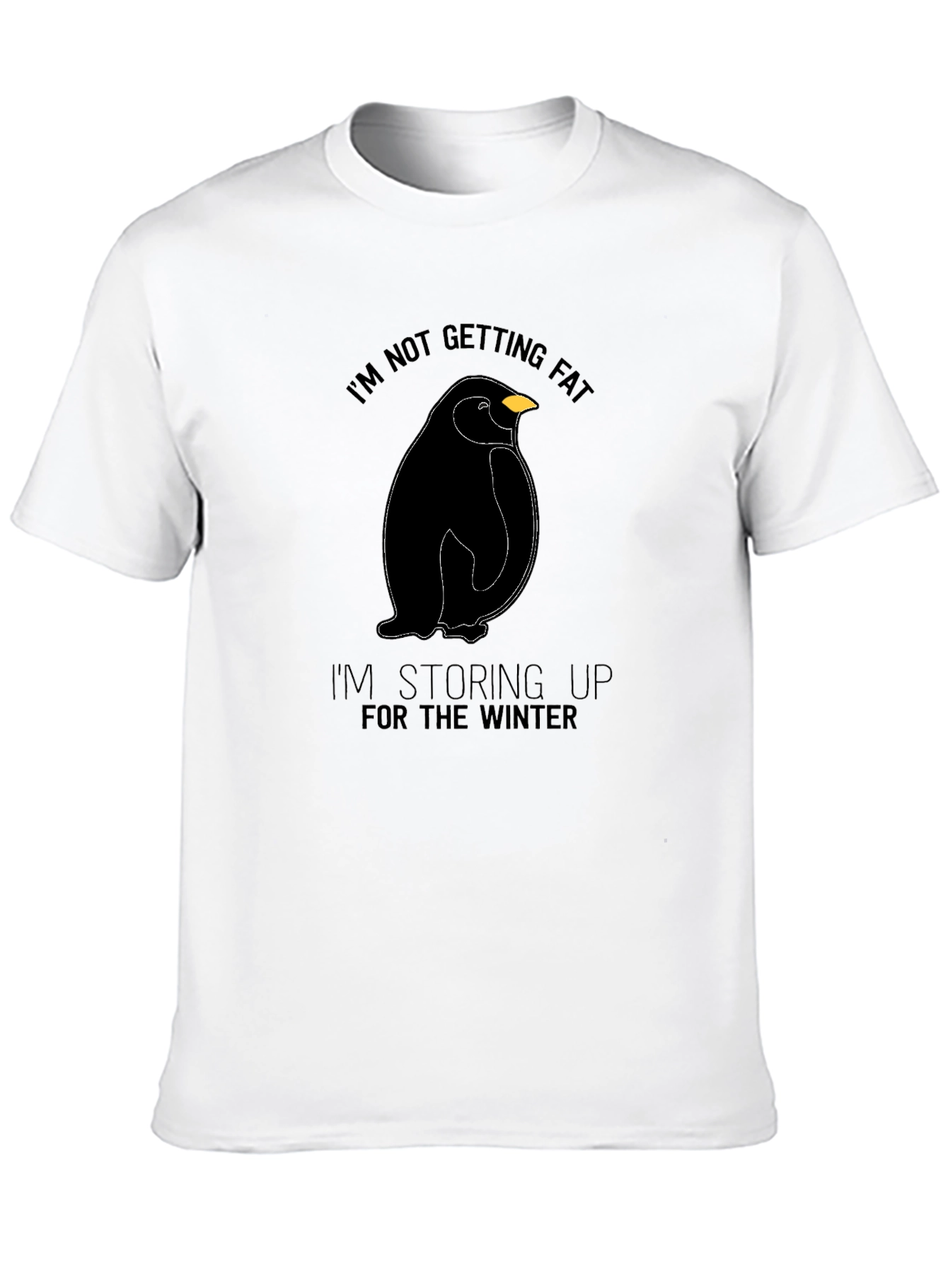 Penguin Winter Prep T-Shirt - Funny Graphic Tee