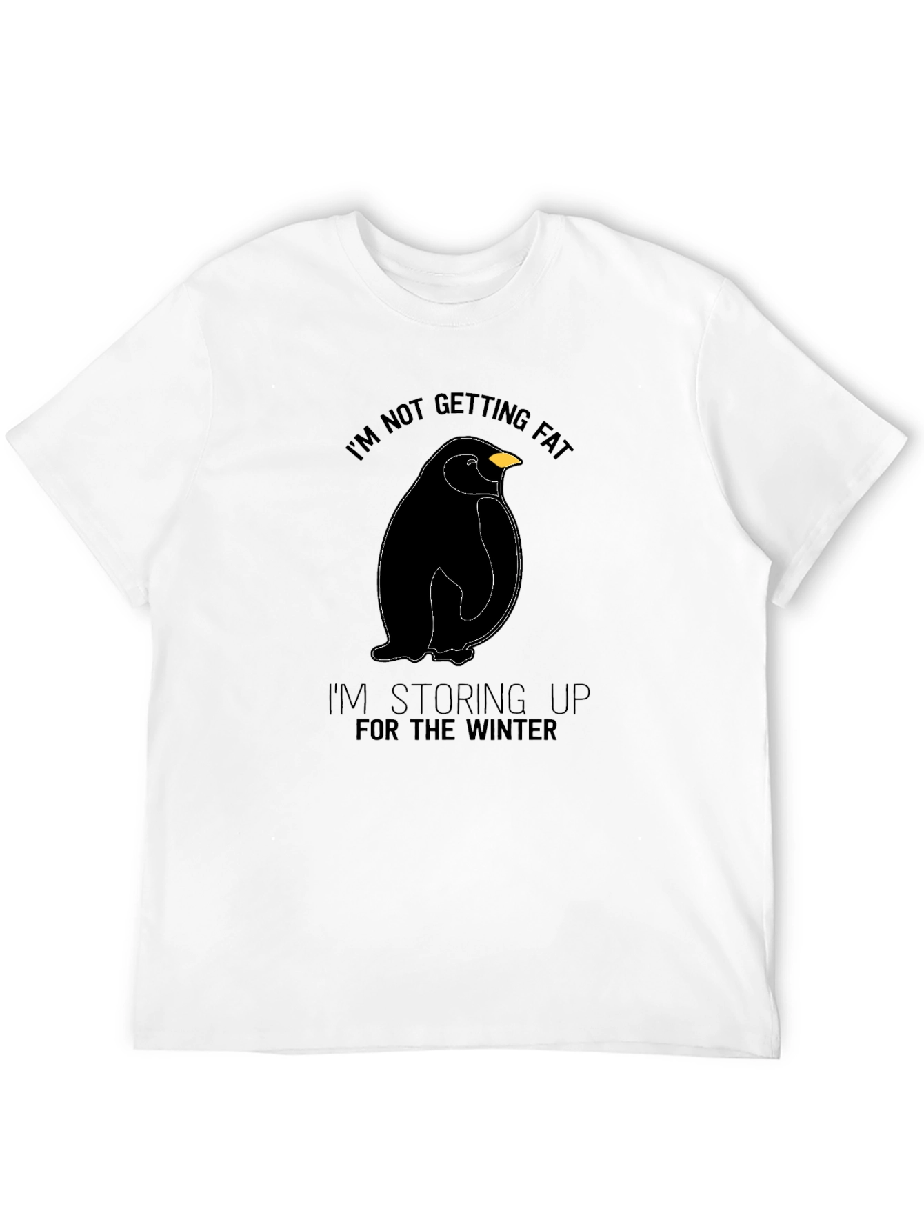 Penguin Winter Prep T-Shirt - Funny Graphic Tee
