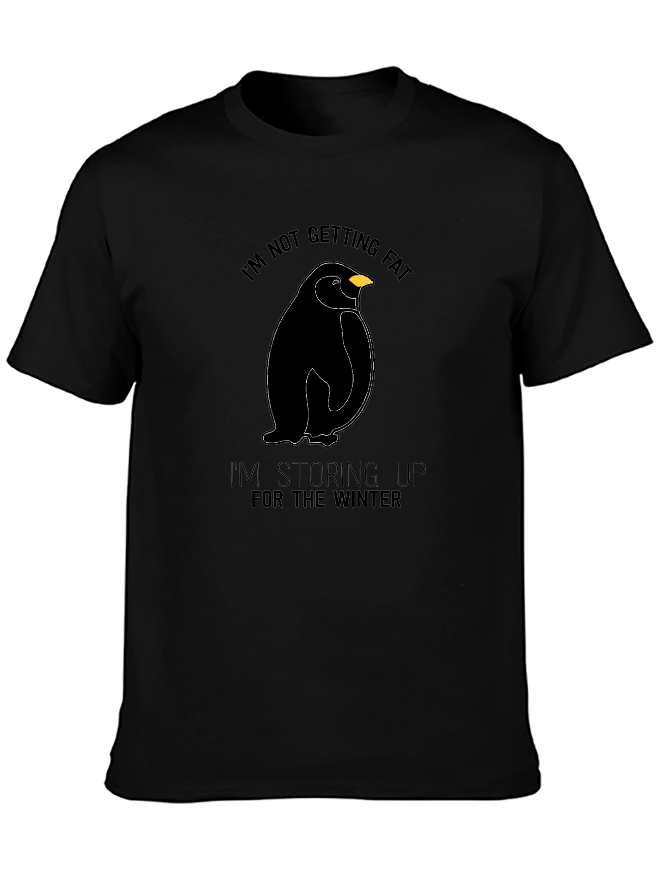 Penguin Winter Prep T-Shirt - Funny Graphic Tee
