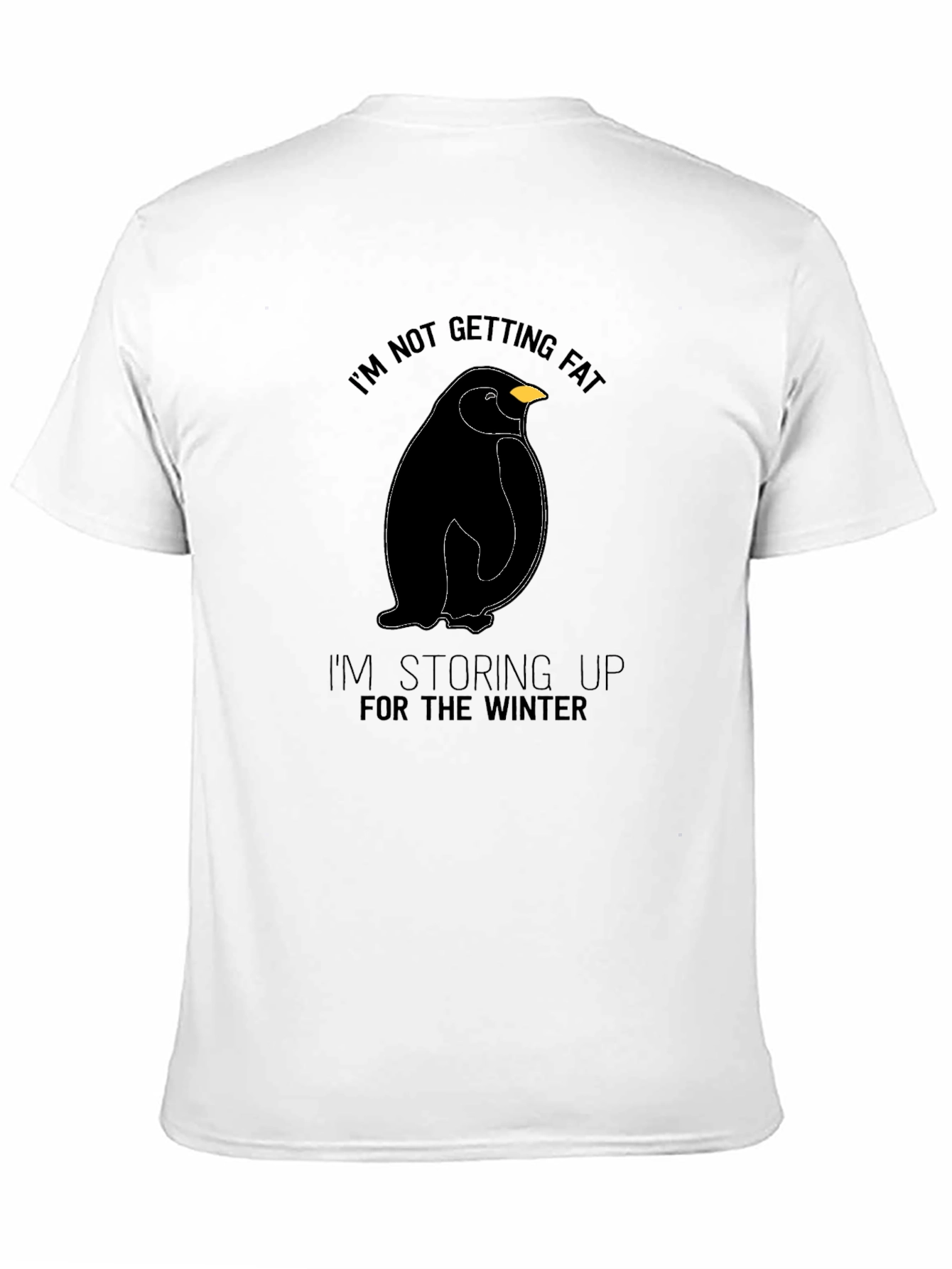 Penguin Winter Prep T-Shirt - Funny Graphic Tee