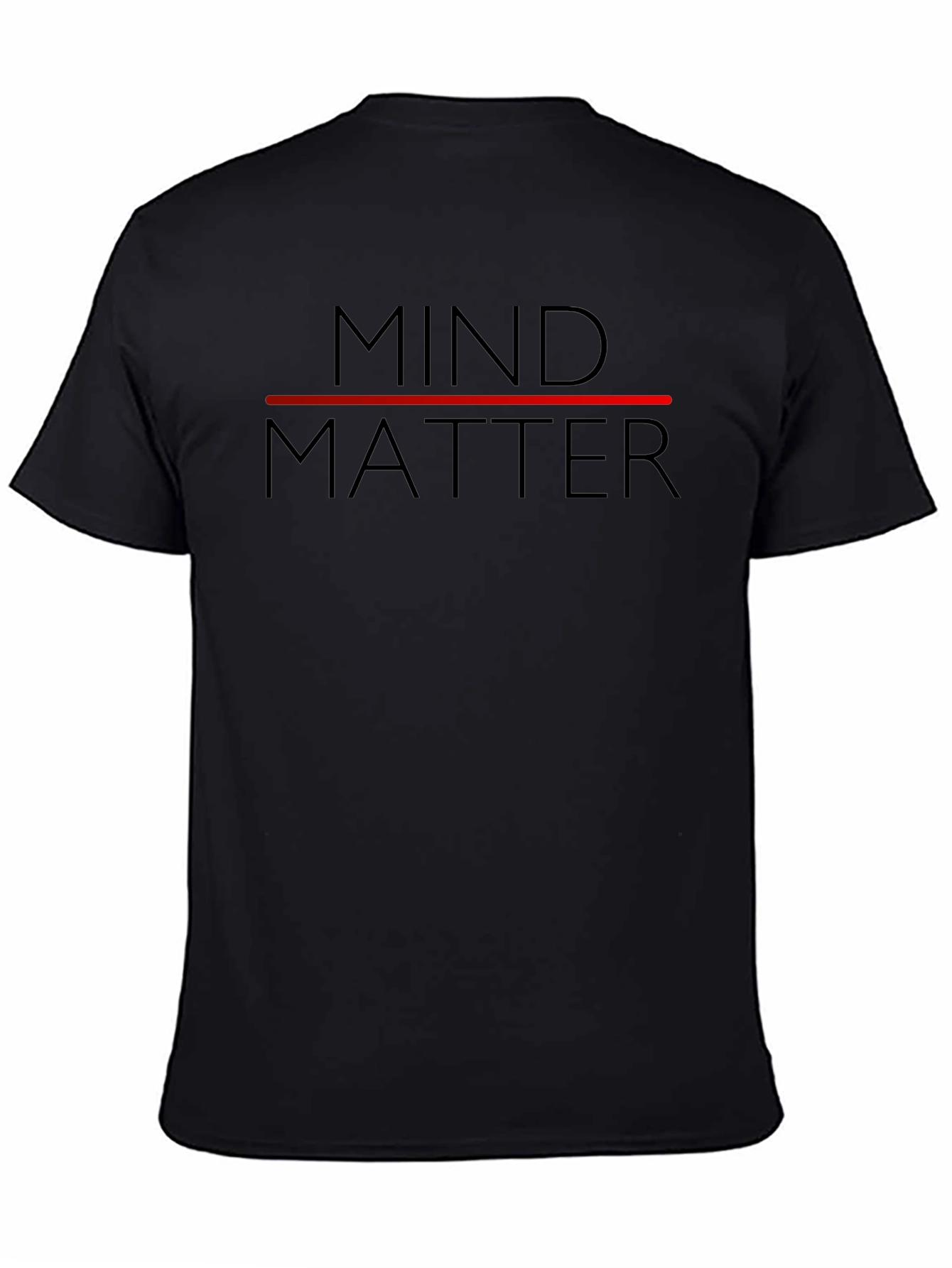 Mind Over Matter Graphic Tee - Stylish Black T-Shirt
