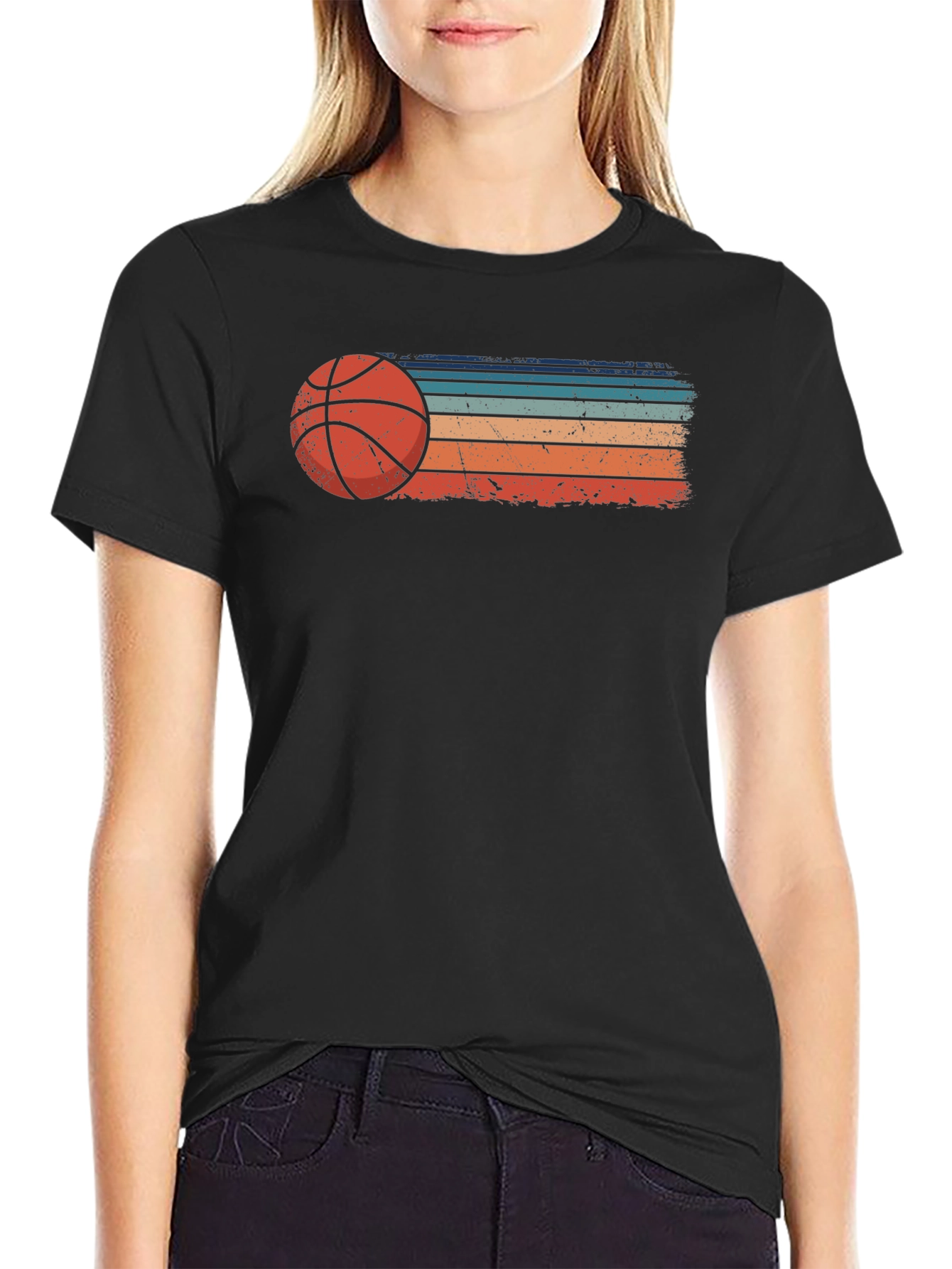 Retro Basketball Graphic Tee
