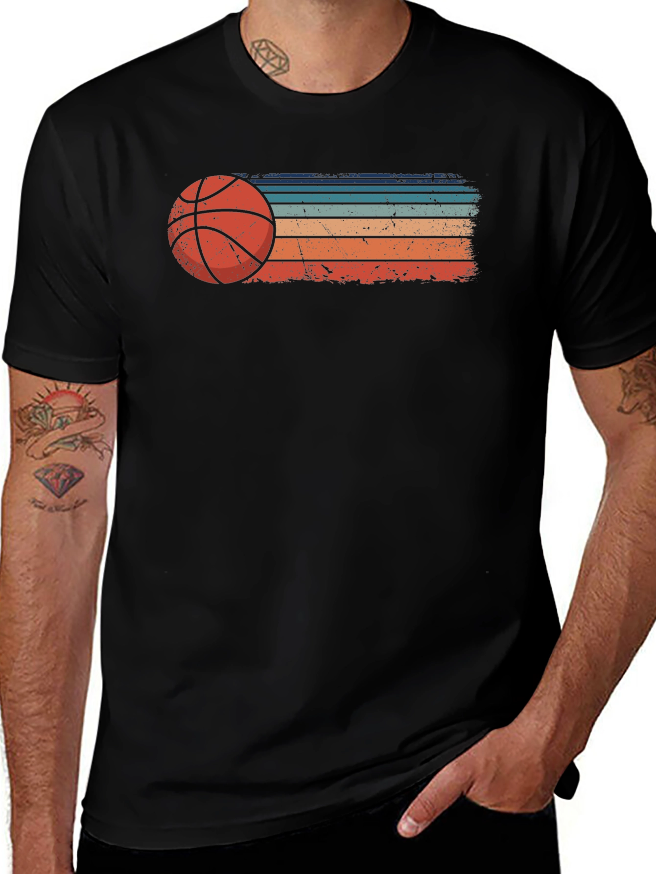 Retro Basketball Graphic Tee