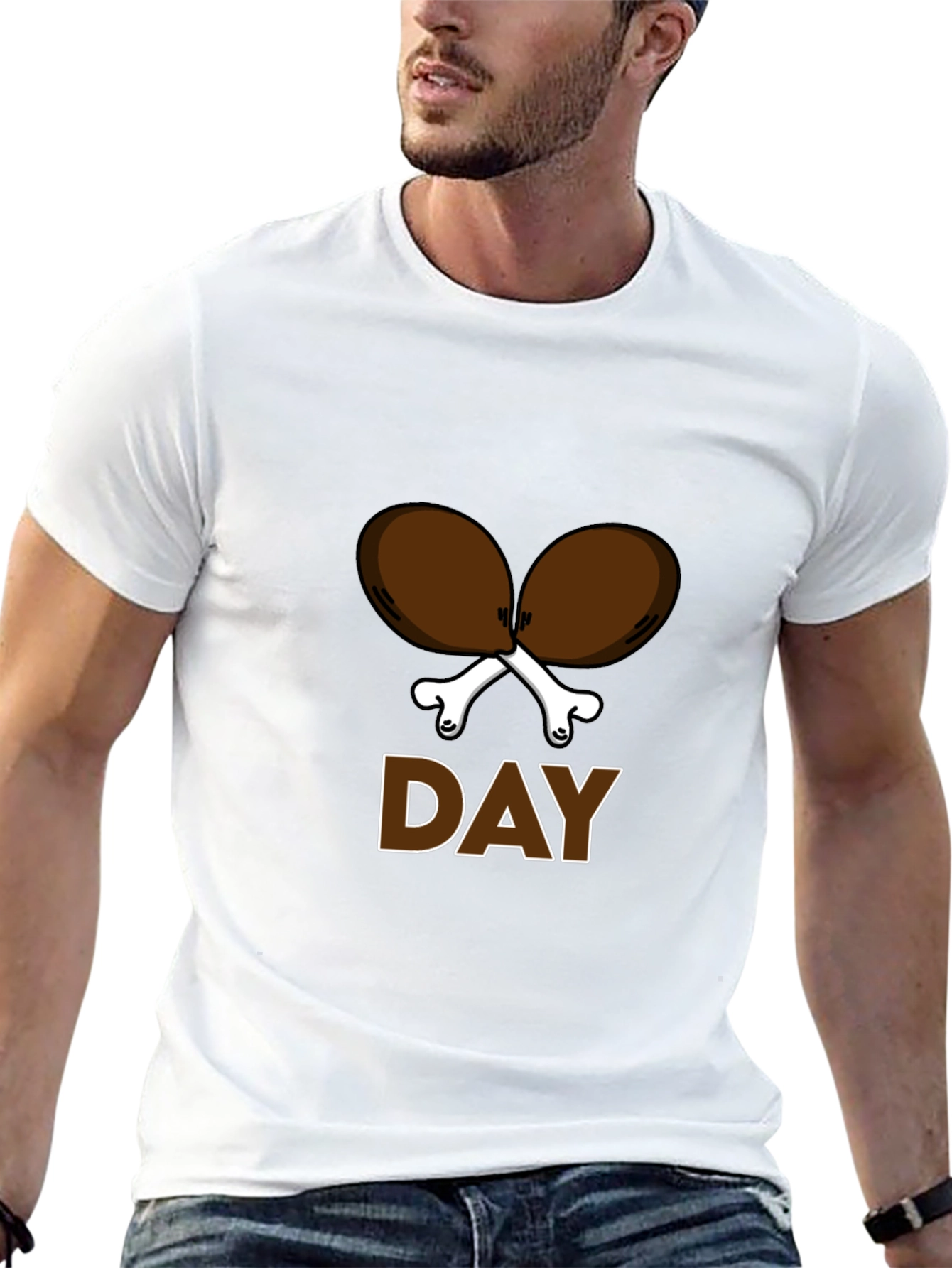 Funny Turkey Leg Day Graphic T-Shirt