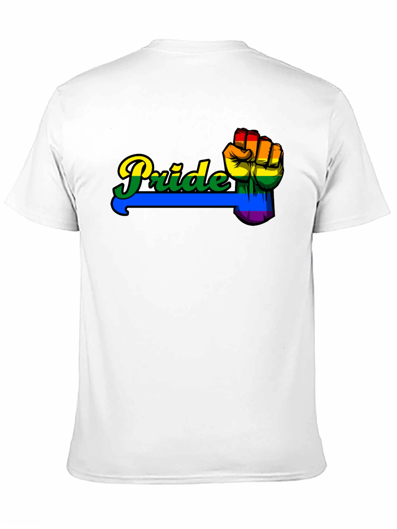 Pride Fist Graphic Black T-Shirt