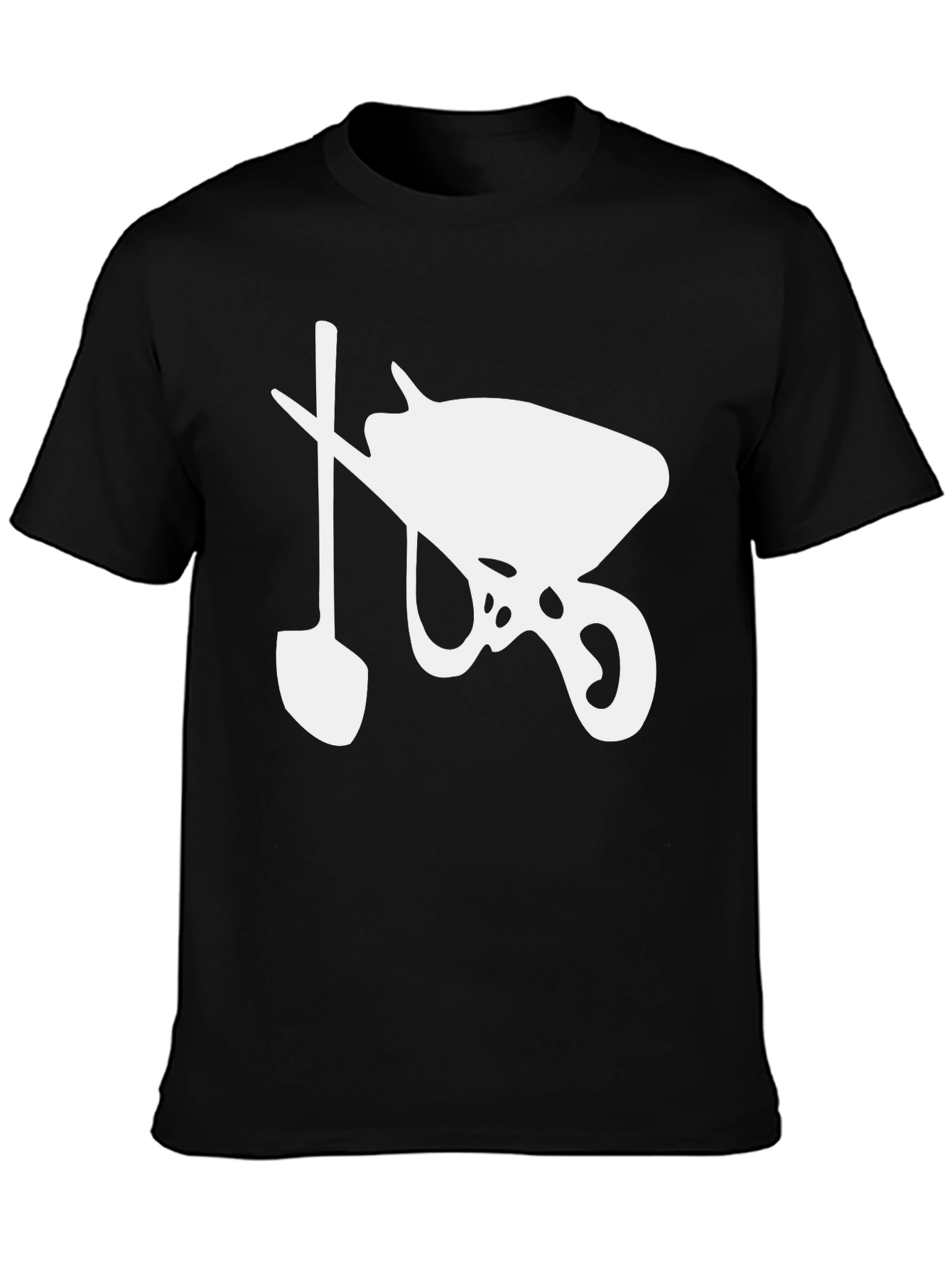 Wheelbarrow and Shovel Graphic Tee