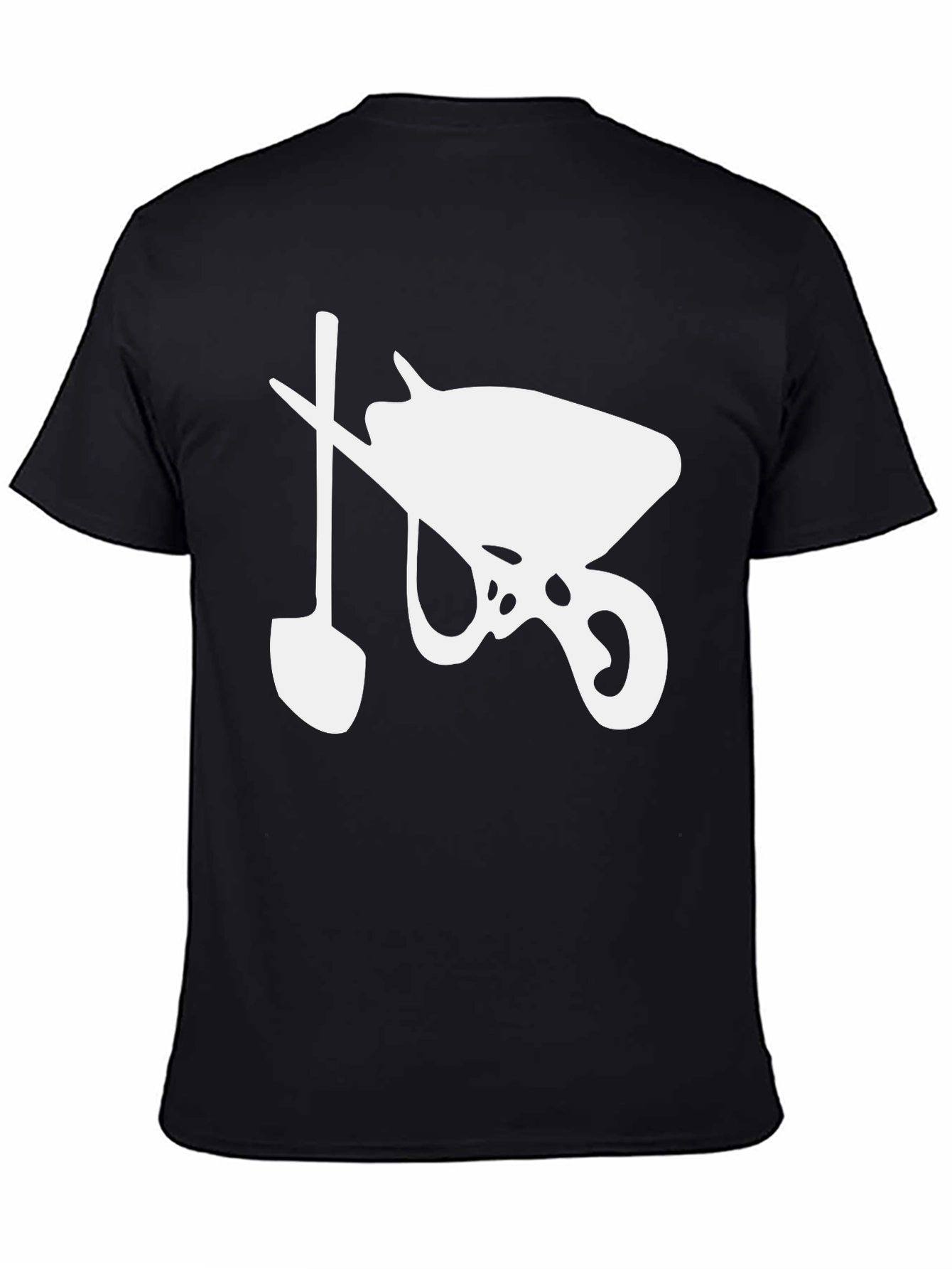 Wheelbarrow and Shovel Graphic Tee