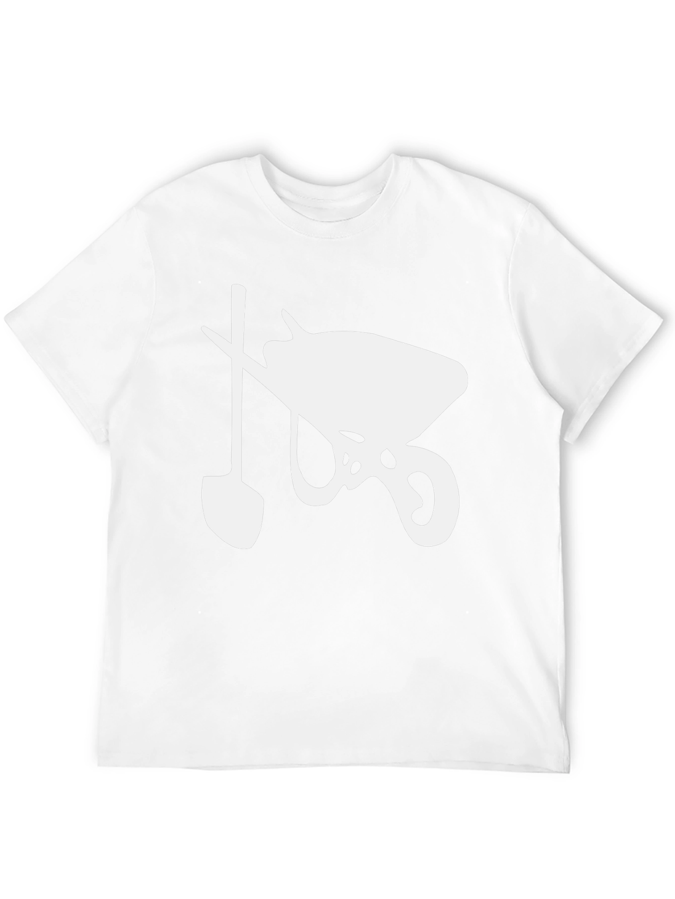 Wheelbarrow and Shovel Graphic Tee