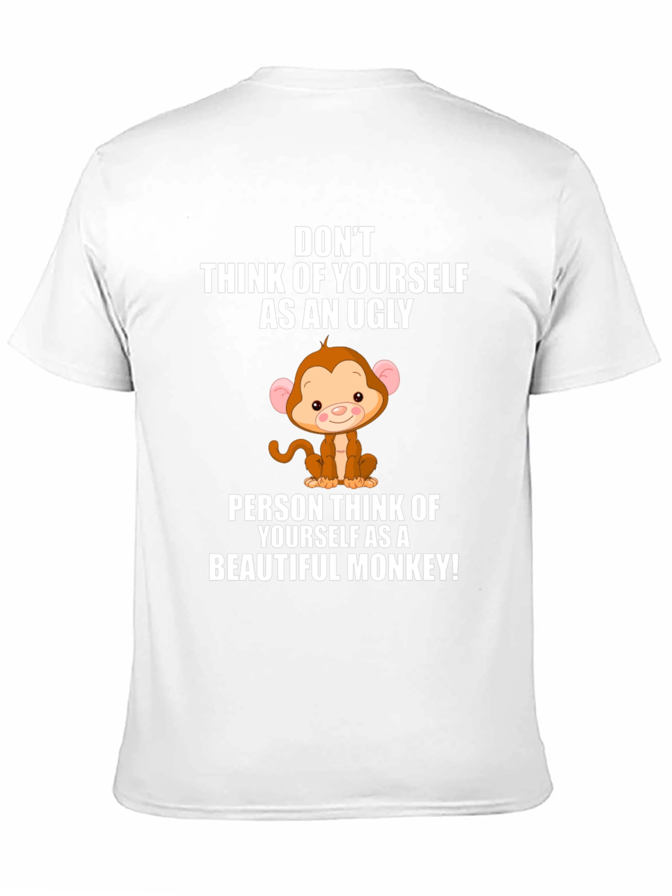 Funny Monkey Graphic T-Shirt - Uplifting Design