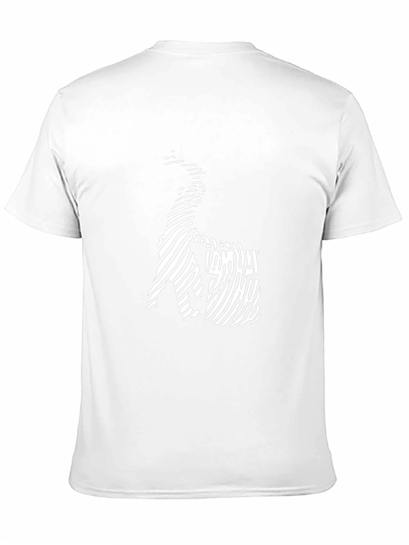 Abstract Animal Print Black Graphic Tee