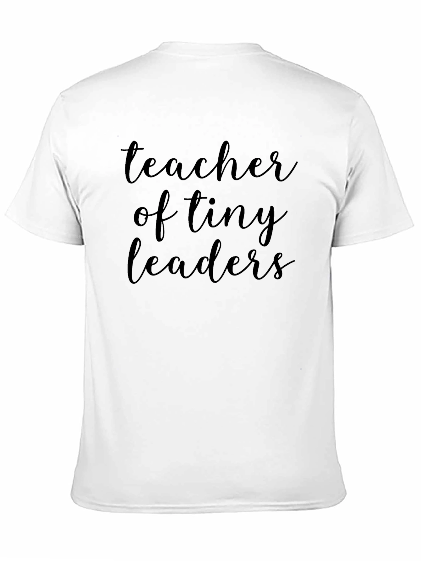 Teacher of Tiny Leaders Black T-Shirt