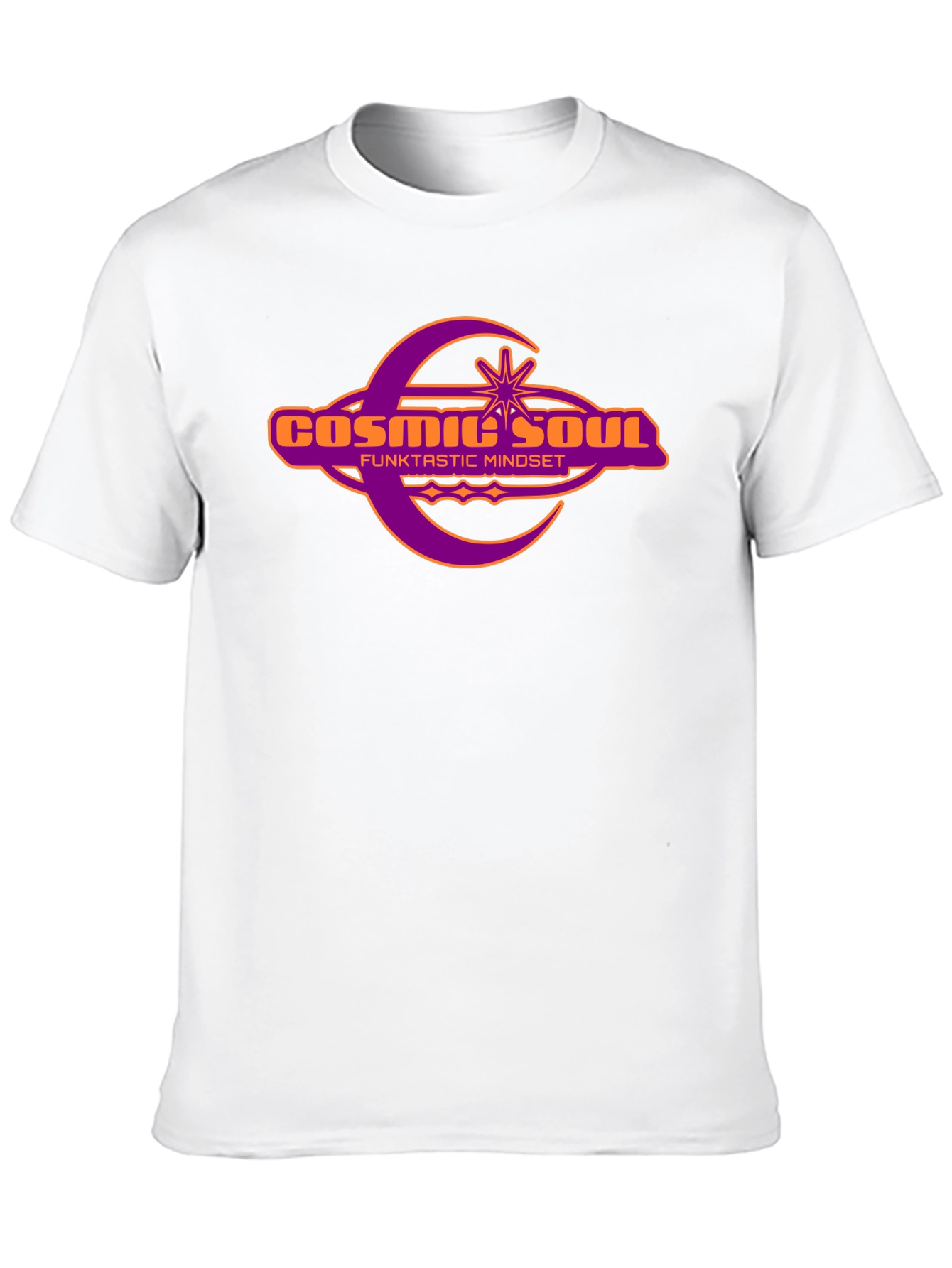 Cosmic Soul Graphic Black T-Shirt Funktastic Mindset