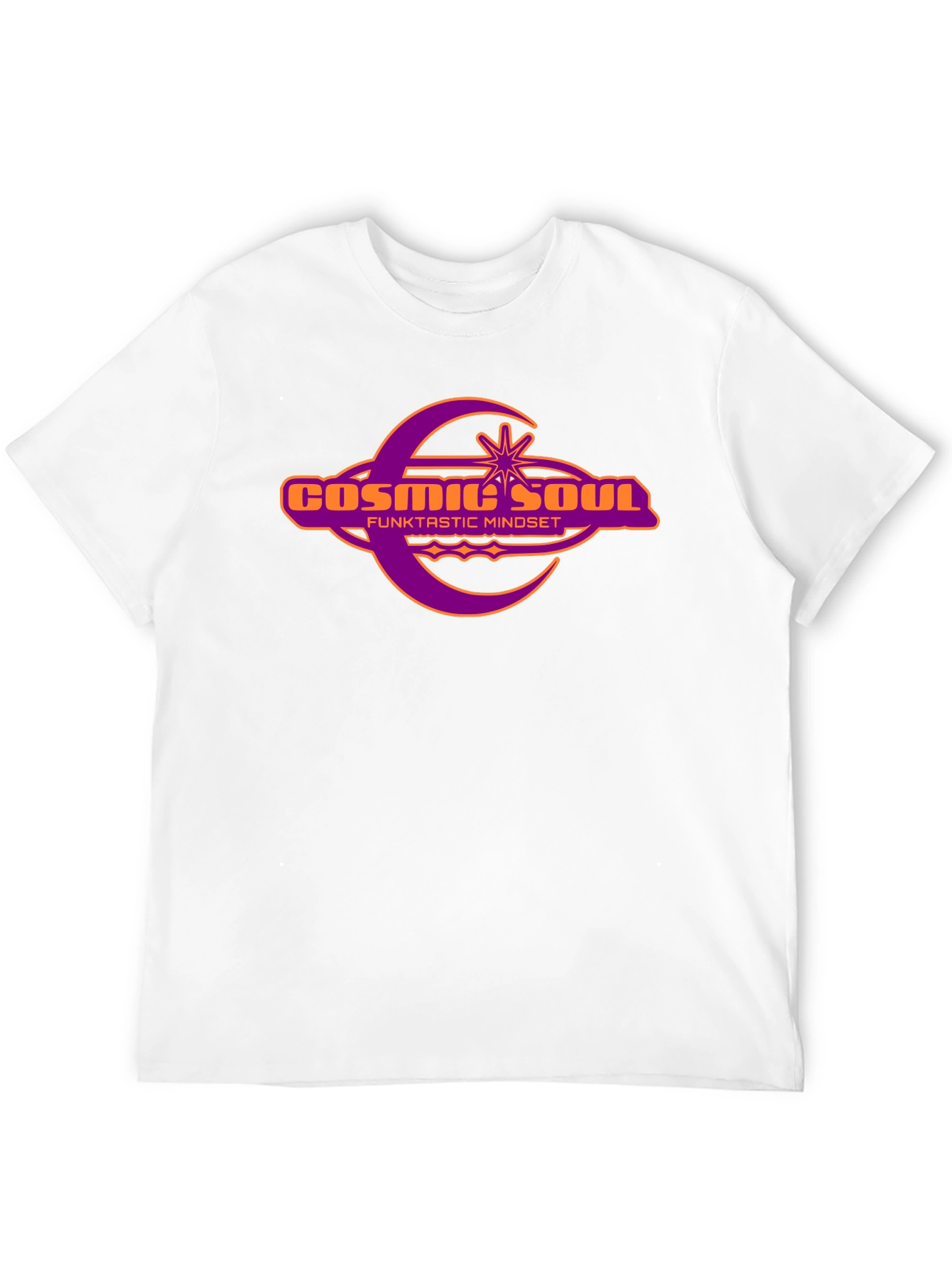 Cosmic Soul Graphic Black T-Shirt Funktastic Mindset