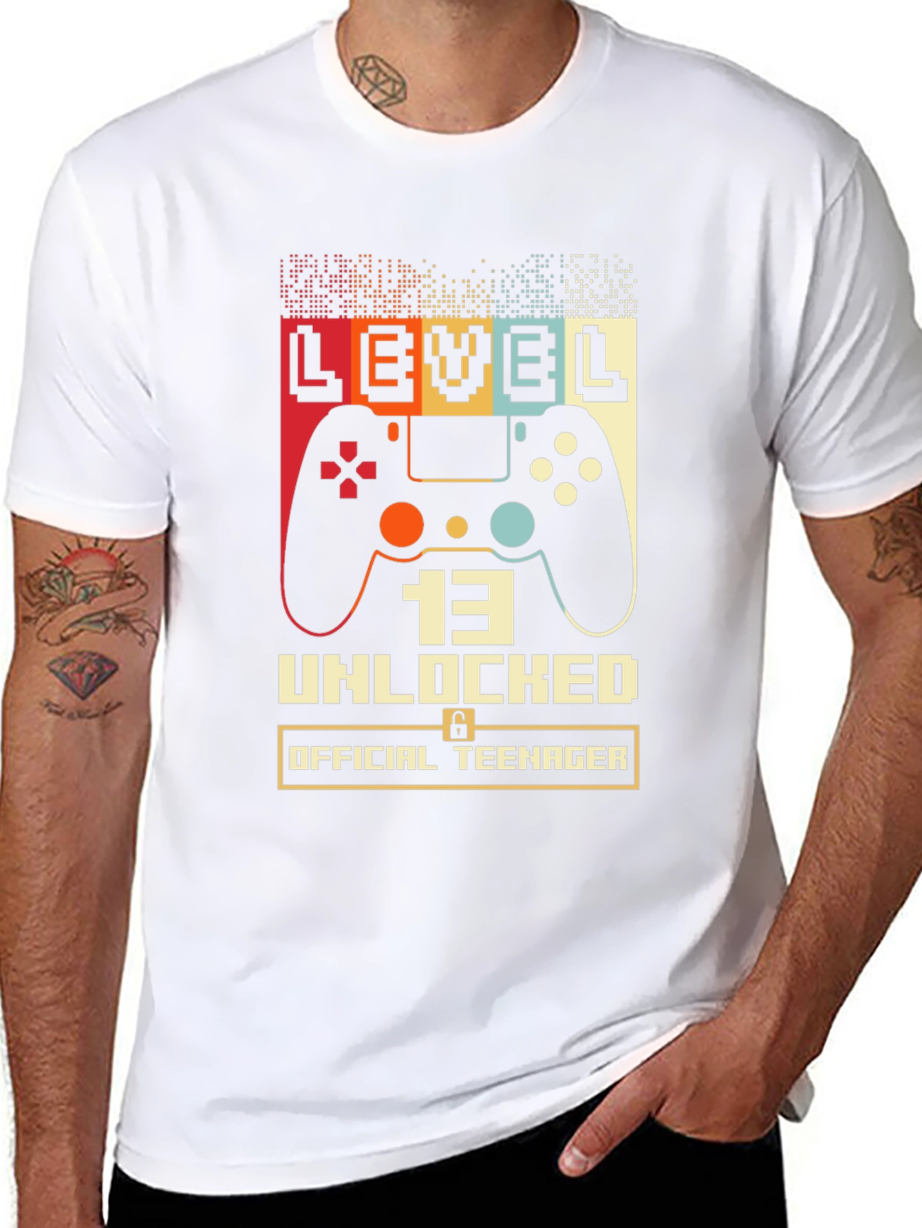 Level 13 Unlocked Gamer T-Shirt - Official Teenager