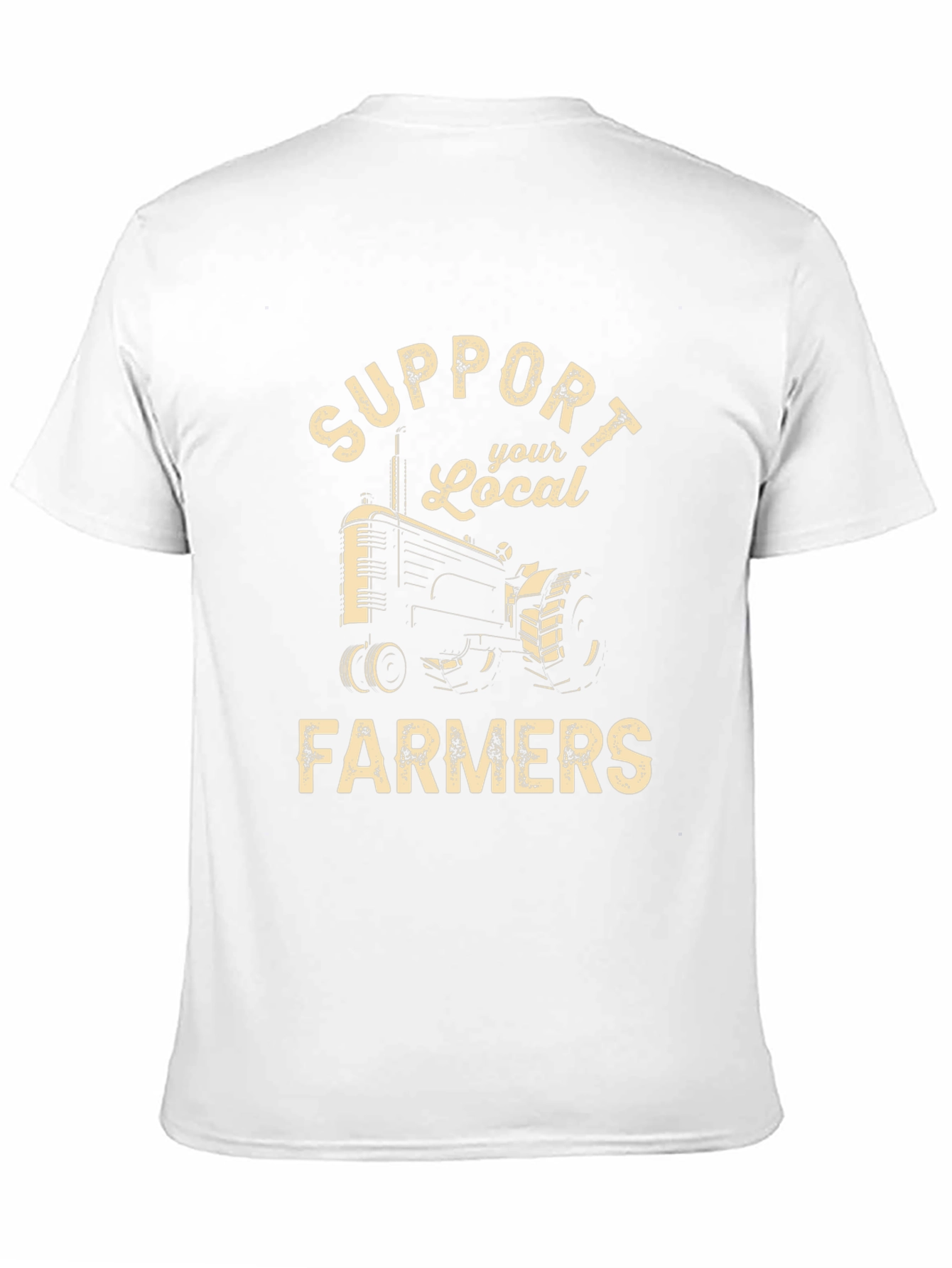Support Local Farmers Tractor Graphic Tee