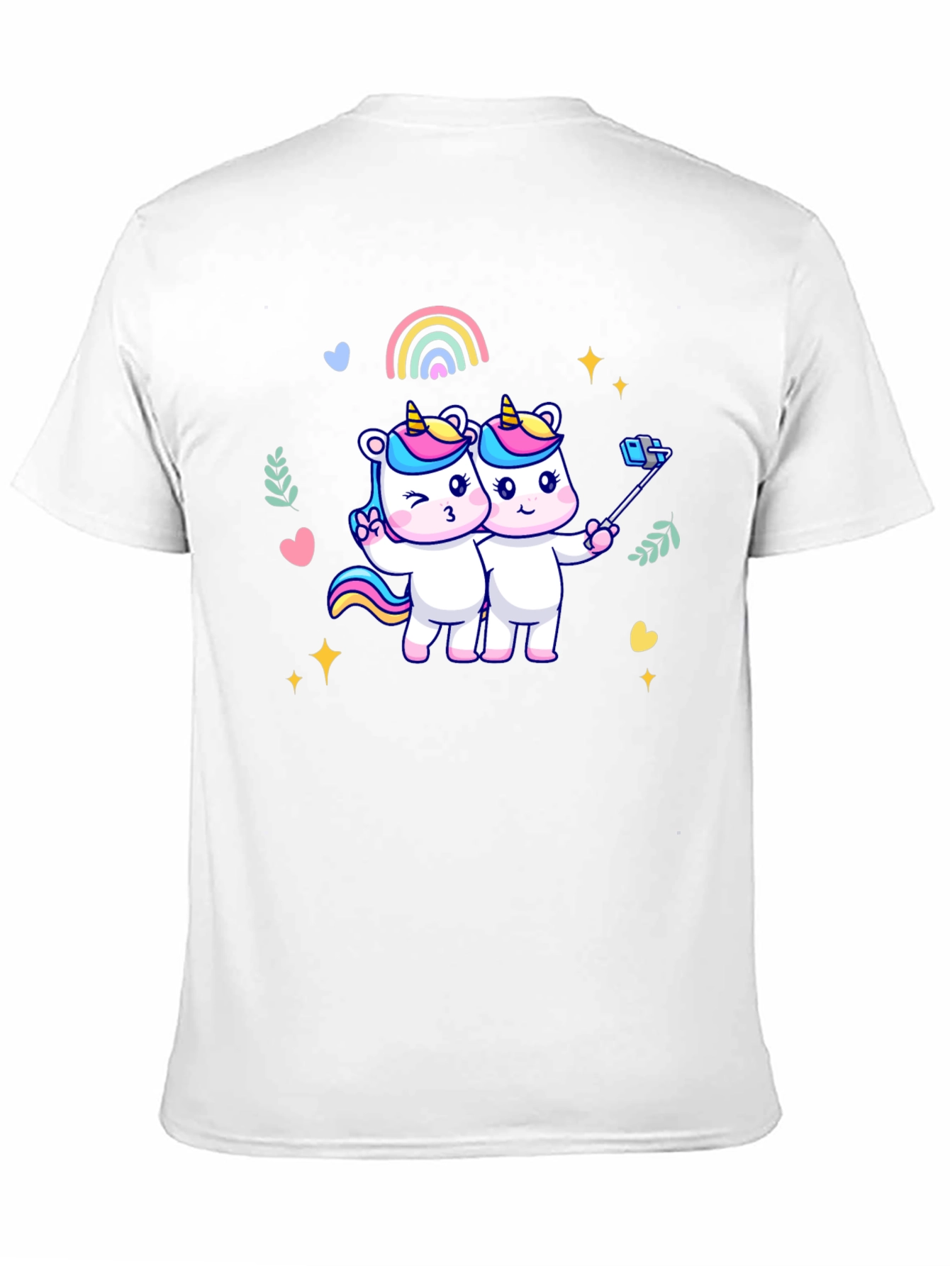 Unicorn Selfie Graphic T-Shirt