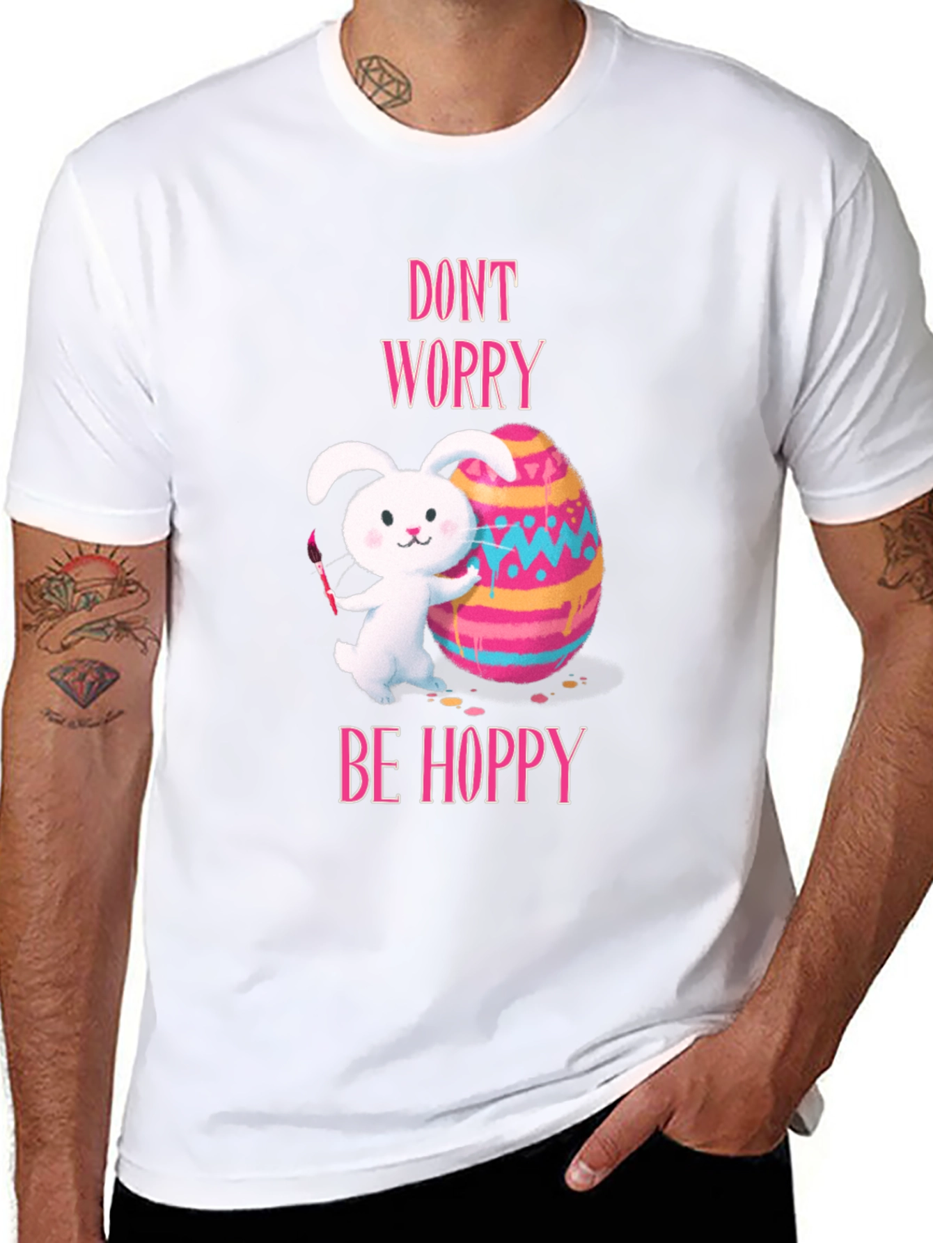 Dont Worry Be Hoppy Easter T-Shirt