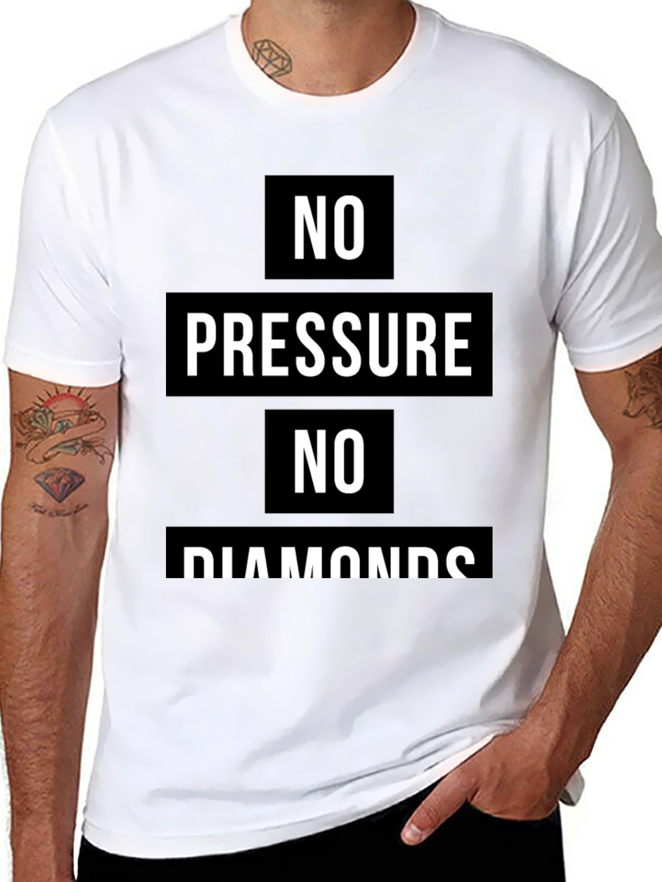 No Pressure No Diamonds Graphic Tee