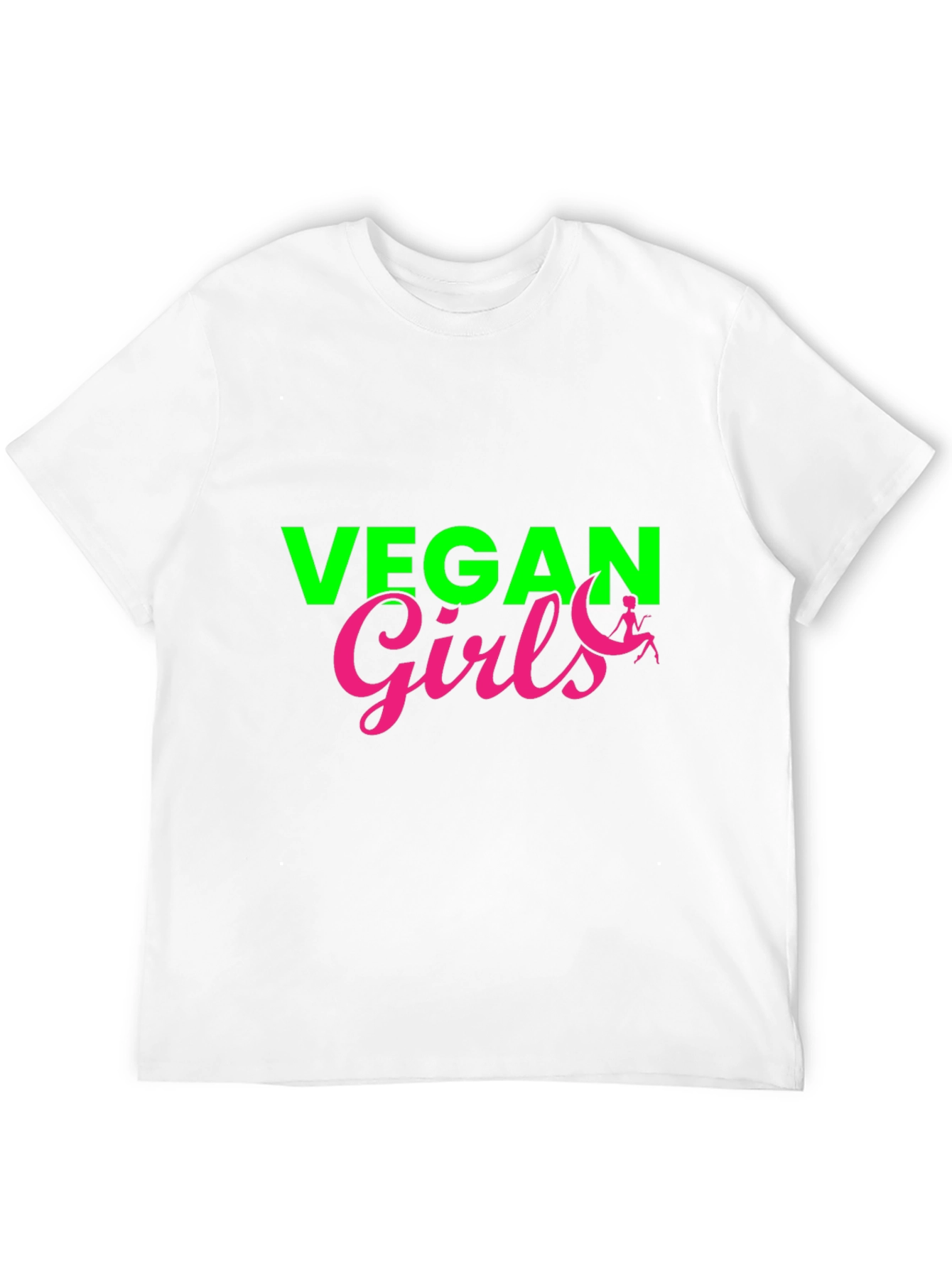 Vegan Girls Graphic Tee - Black
