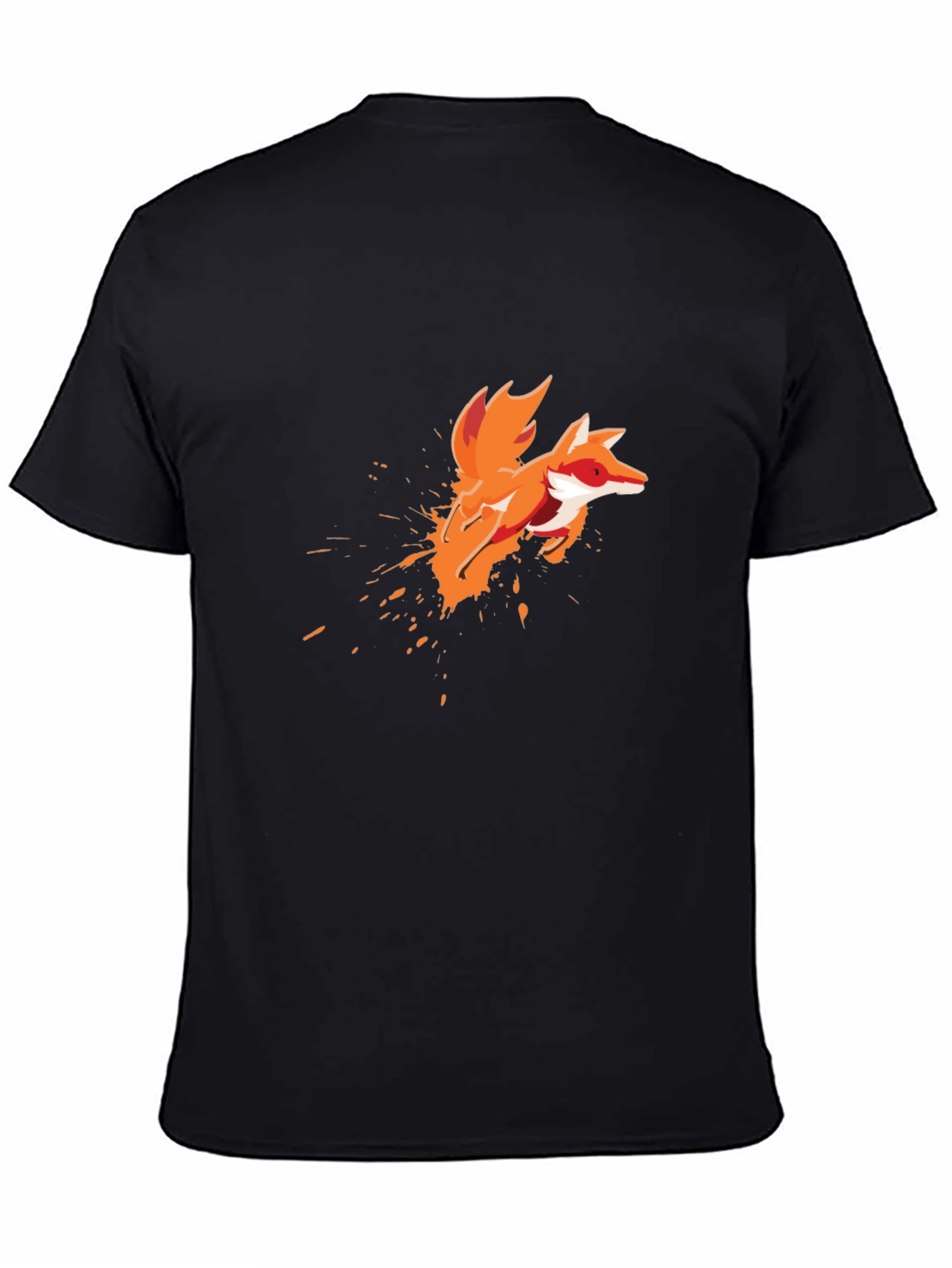 Fox Splash Graphic Tee - Mens Black T-Shirt