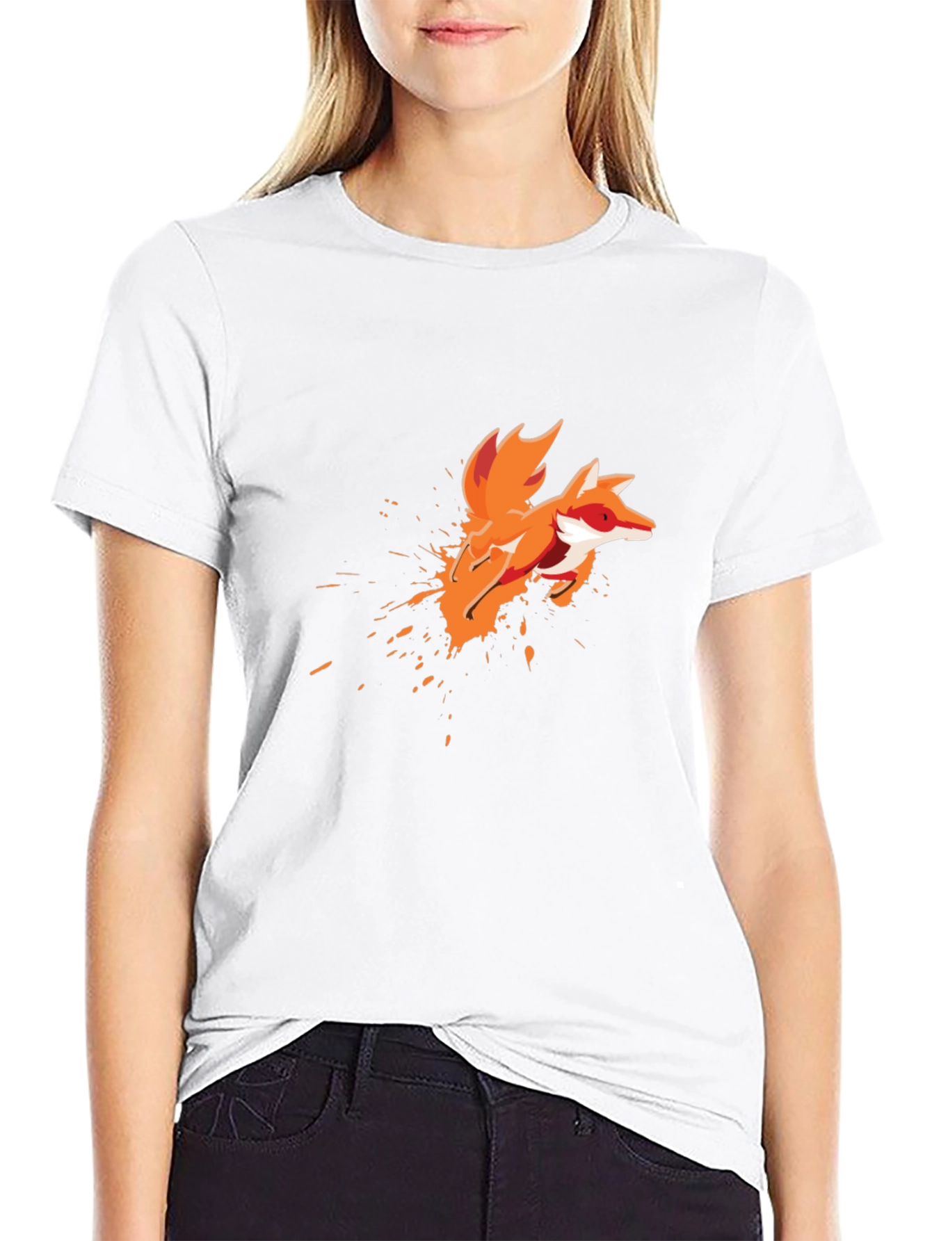 Fox Splash Graphic Tee - Mens Black T-Shirt
