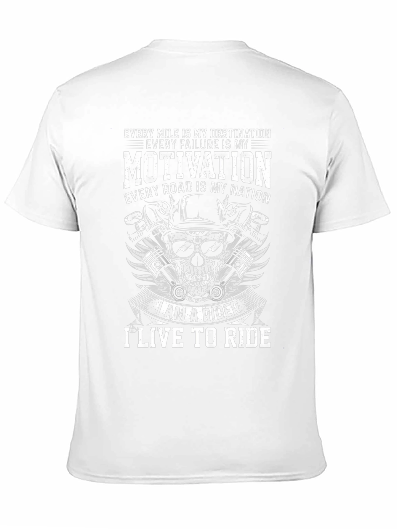 Rider T-Shirt: Motivation & Destination