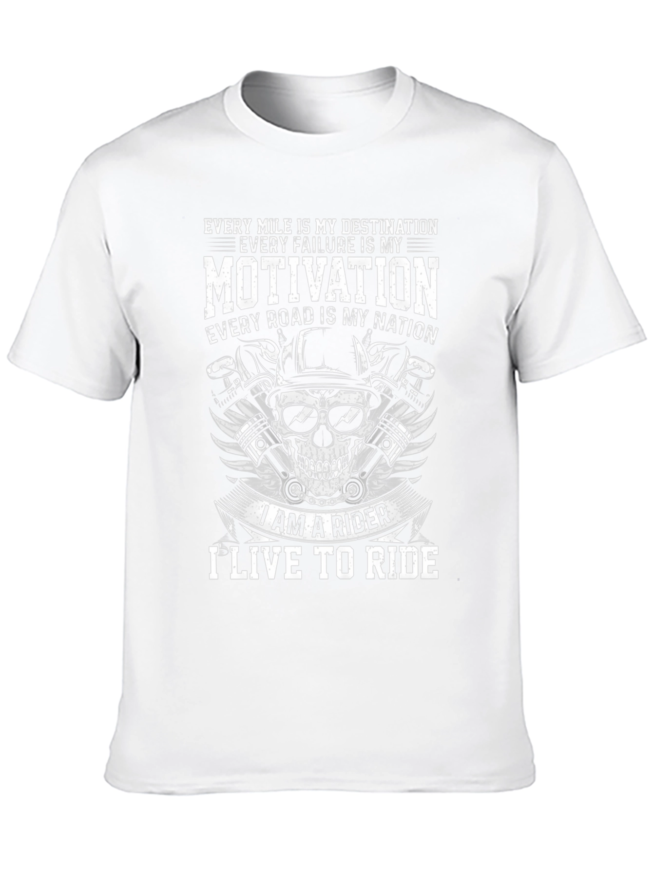 Rider T-Shirt: Motivation & Destination