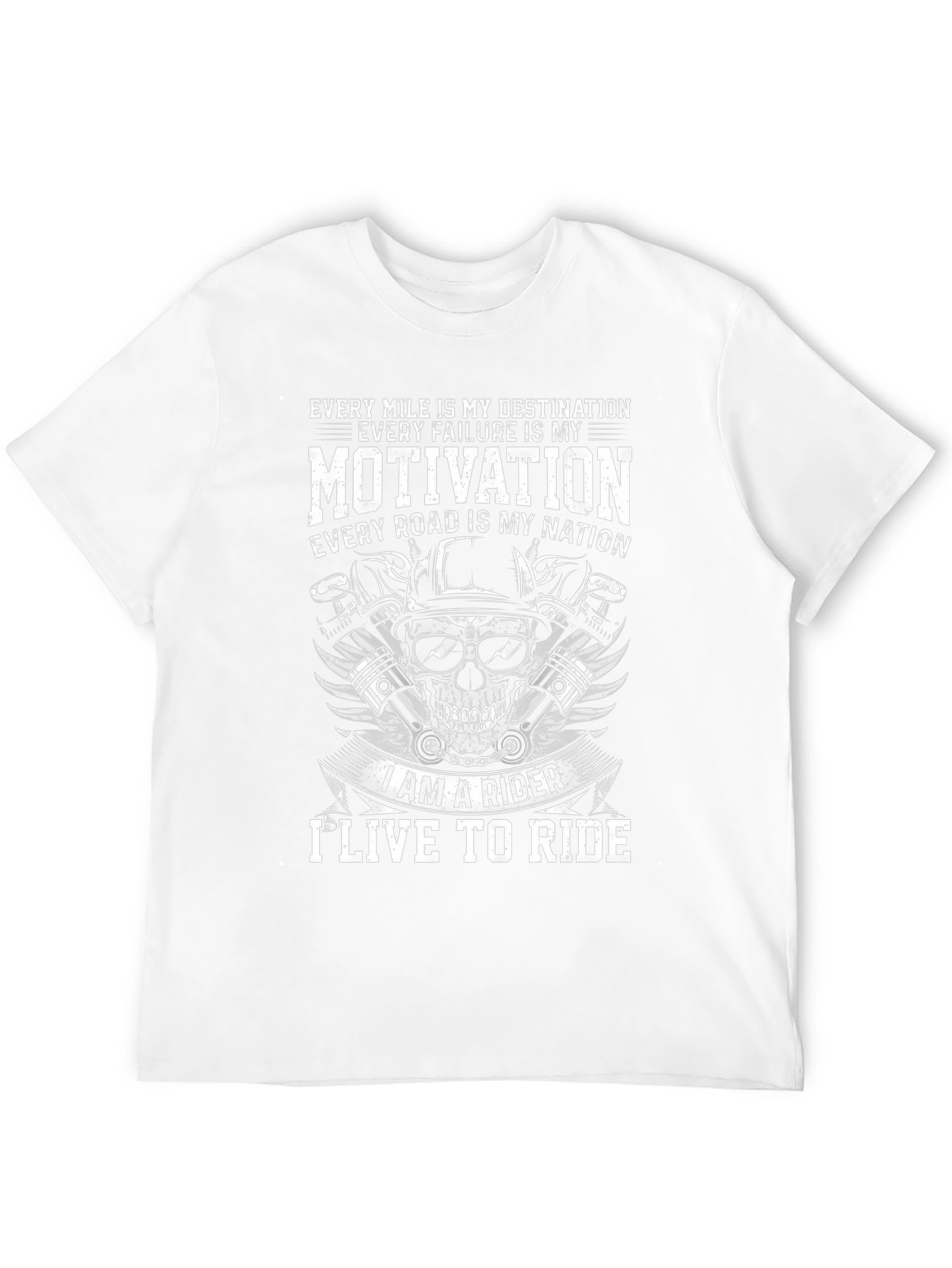 Rider T-Shirt: Motivation & Destination