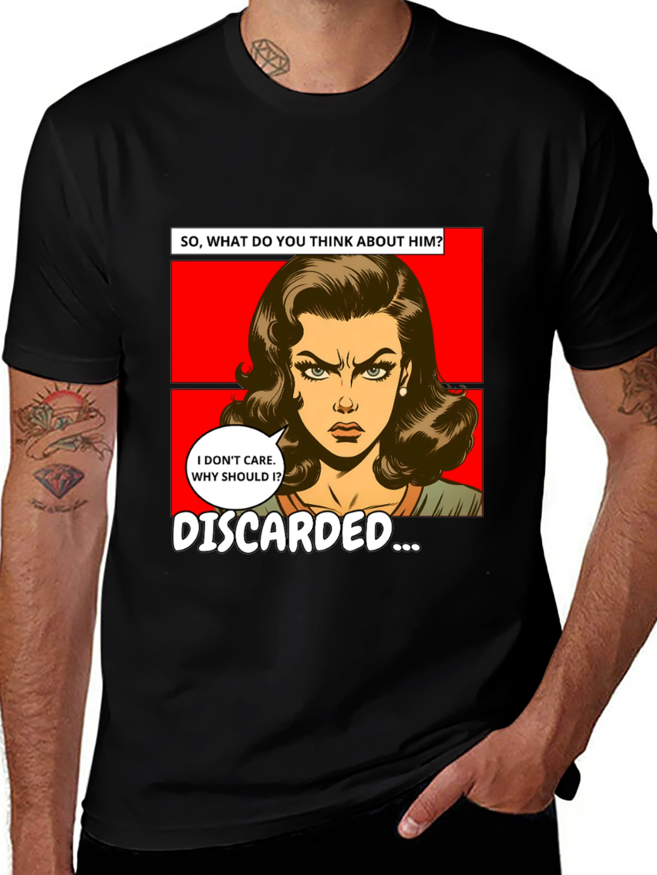 Discarded Comic Book Tee - Funny Graphic T-Shirt