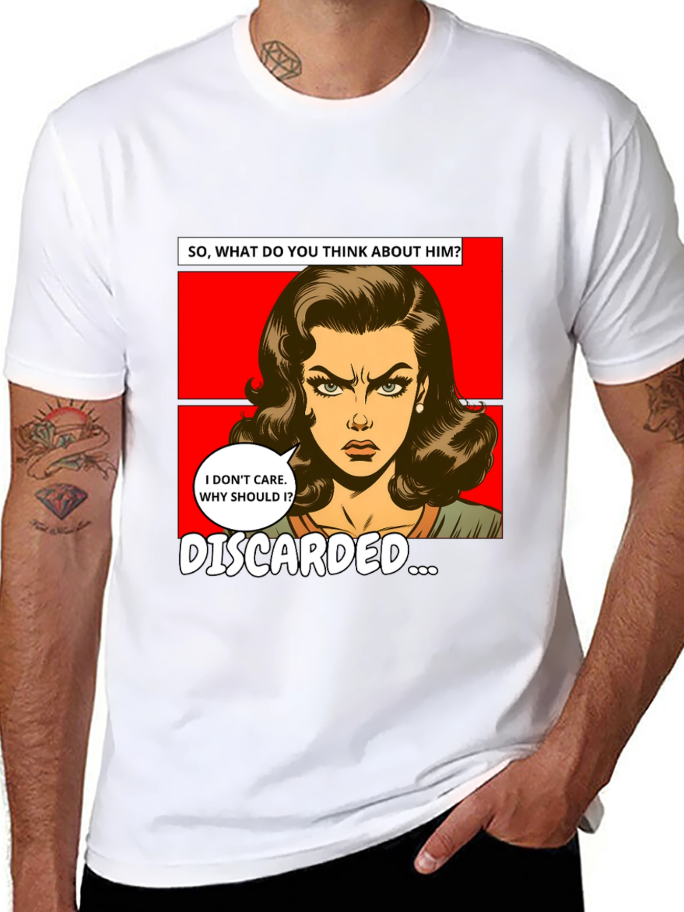 Discarded Comic Book Tee - Funny Graphic T-Shirt