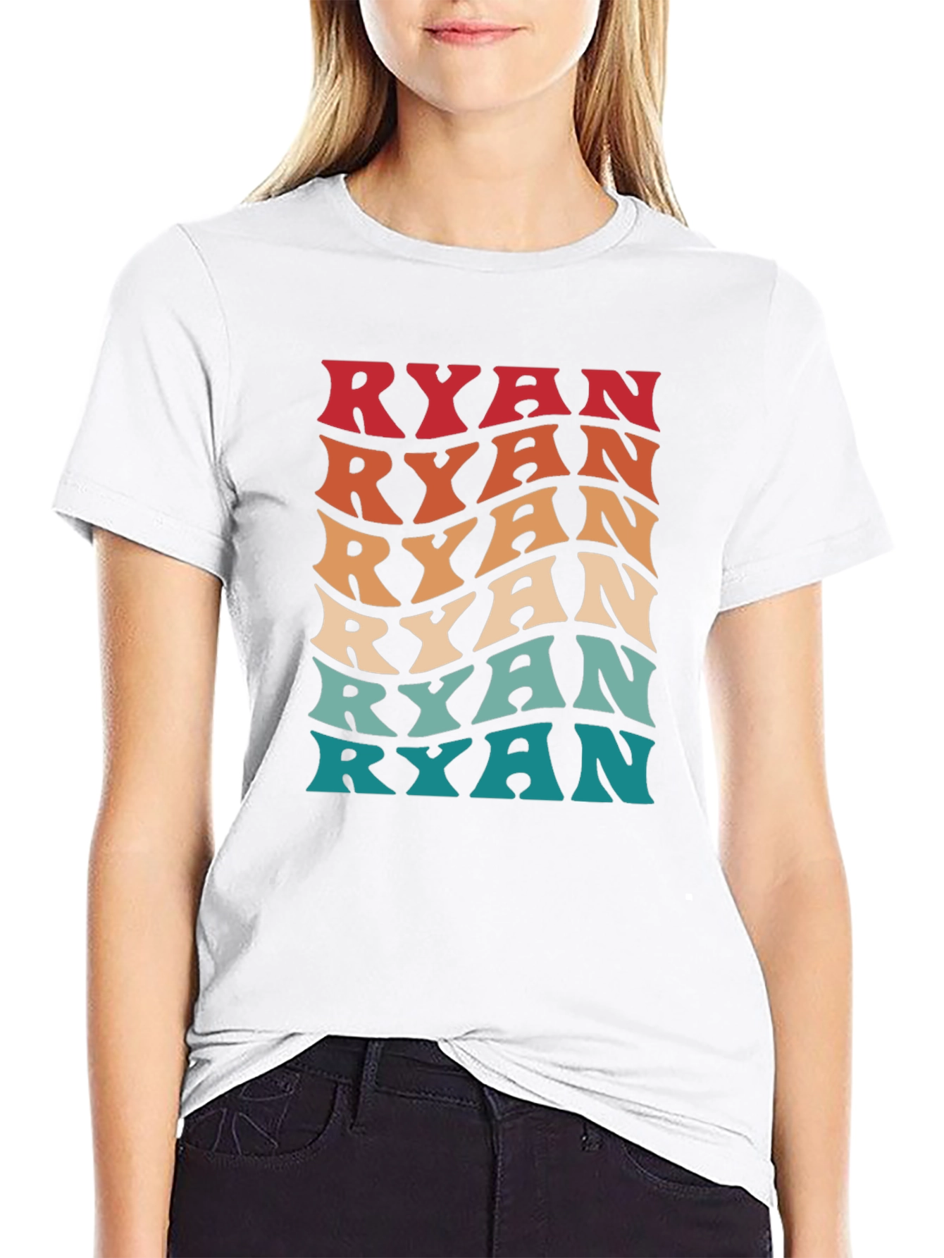 Retro Ryan Name T-Shirt Cool Personalized Gift