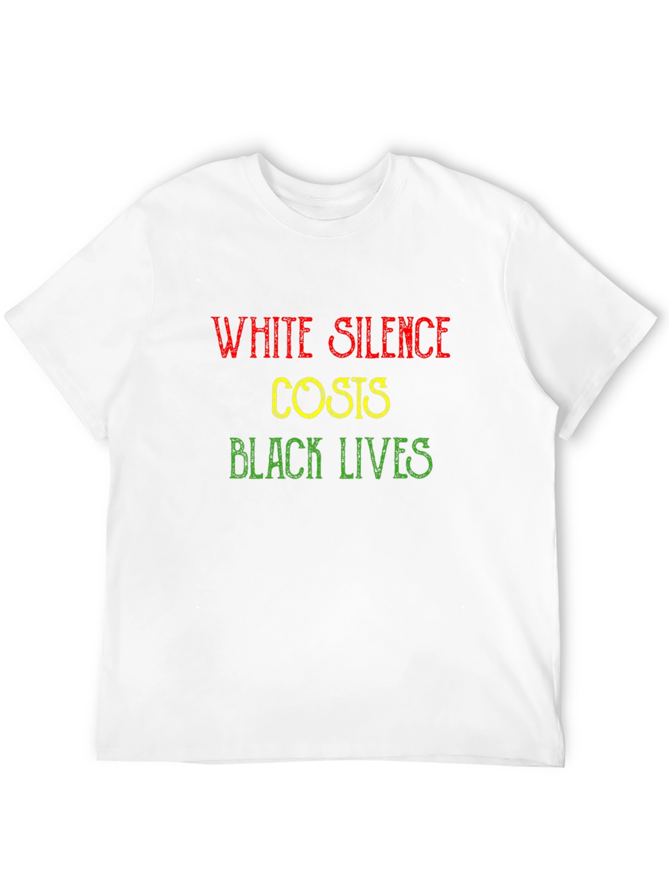 White Silence Costs Black Lives T-Shirt